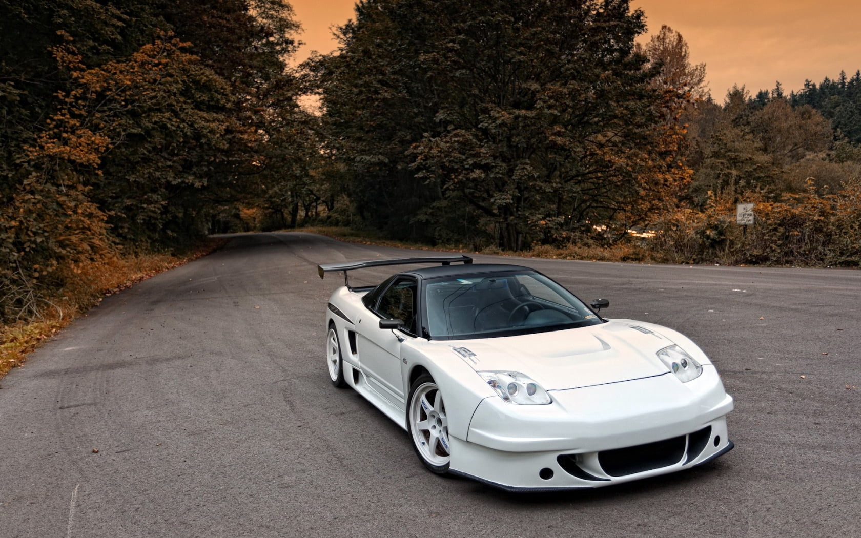 sports Car, city, speed, street, front View, car, white, tree, the way forward, sport, wheel, road Trip, transportation, growth, bMW, 1993, acura nsx, stationary, HD Wallpaper