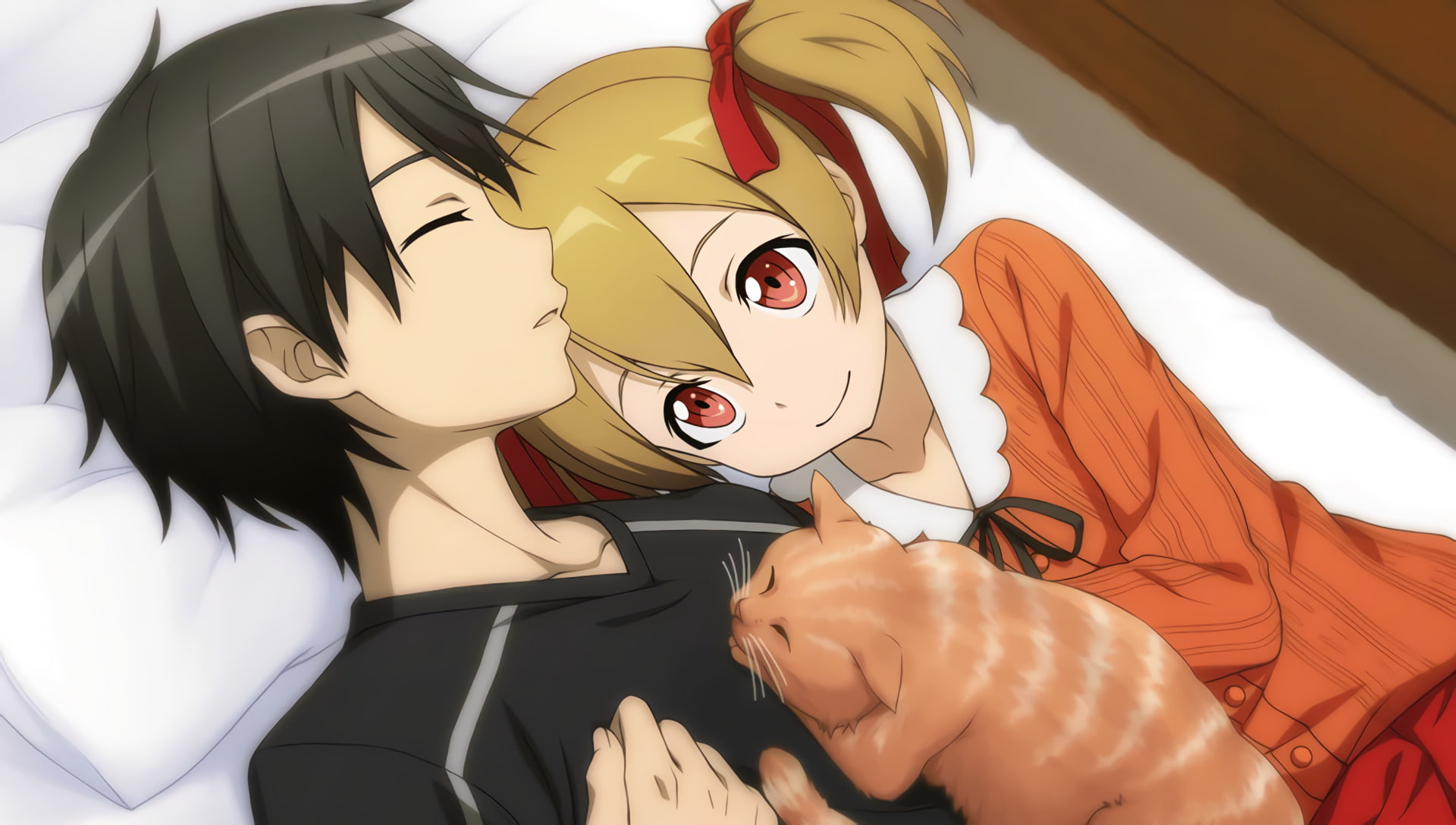 adult, women, people, animal wildlife, anger, side view, Kirito (Sword Art Online), Silica (Sword Art Online), men, mask - disguise, Kazuto Kirigaya, Keiko Ayano, HD Wallpaper