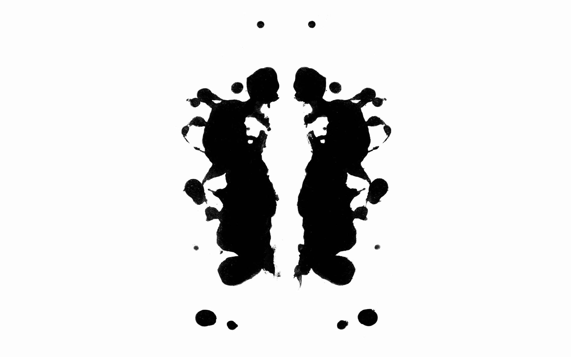 ink, blot, test, rorschach, 1080P, HD Wallpaper