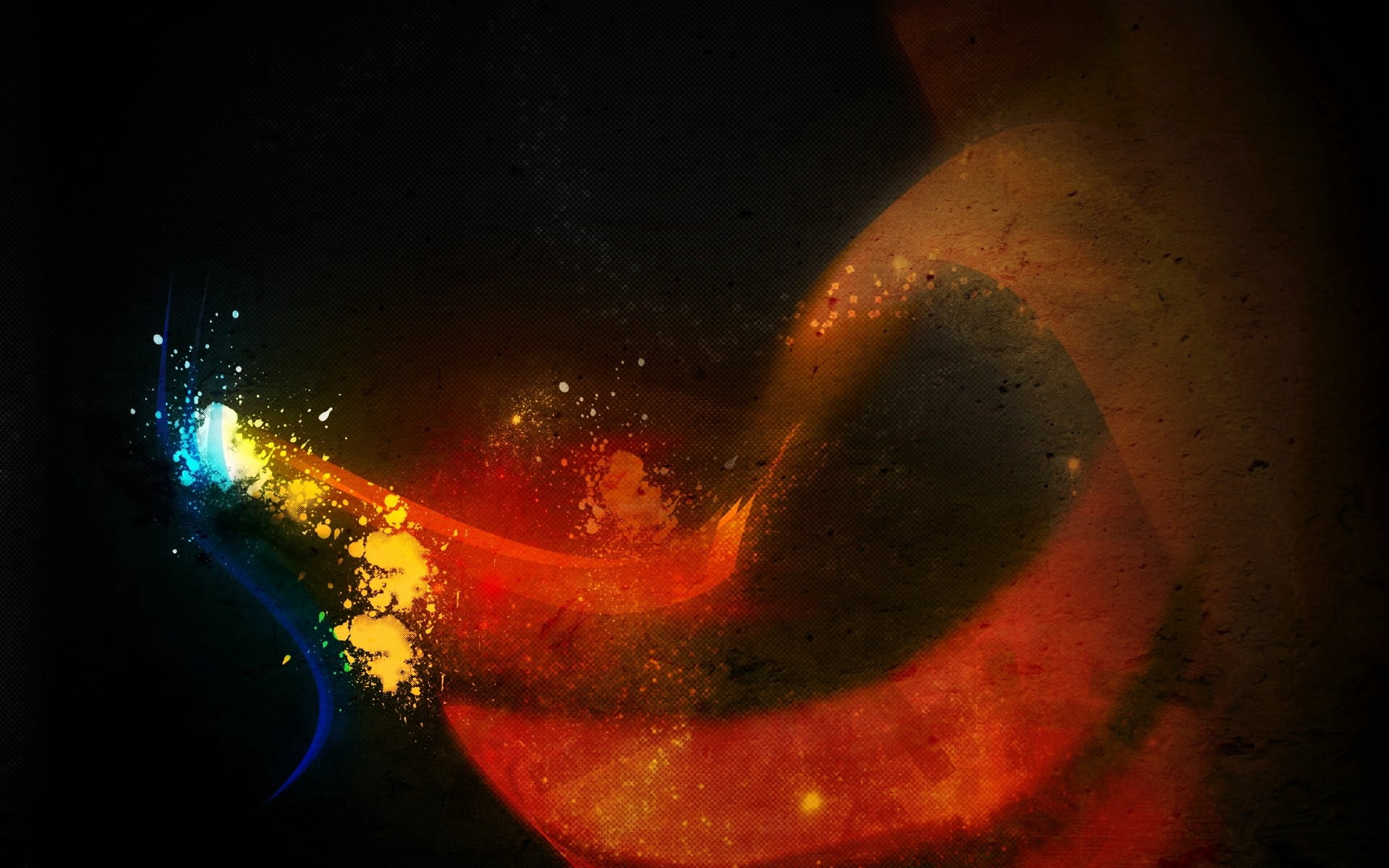 fire - Natural Phenomenon, glass, black Color, color Image, liquid, water, night, dark, abstract, yellow, multi Colored, creativity, orange Color, studio shot, HD Wallpaper