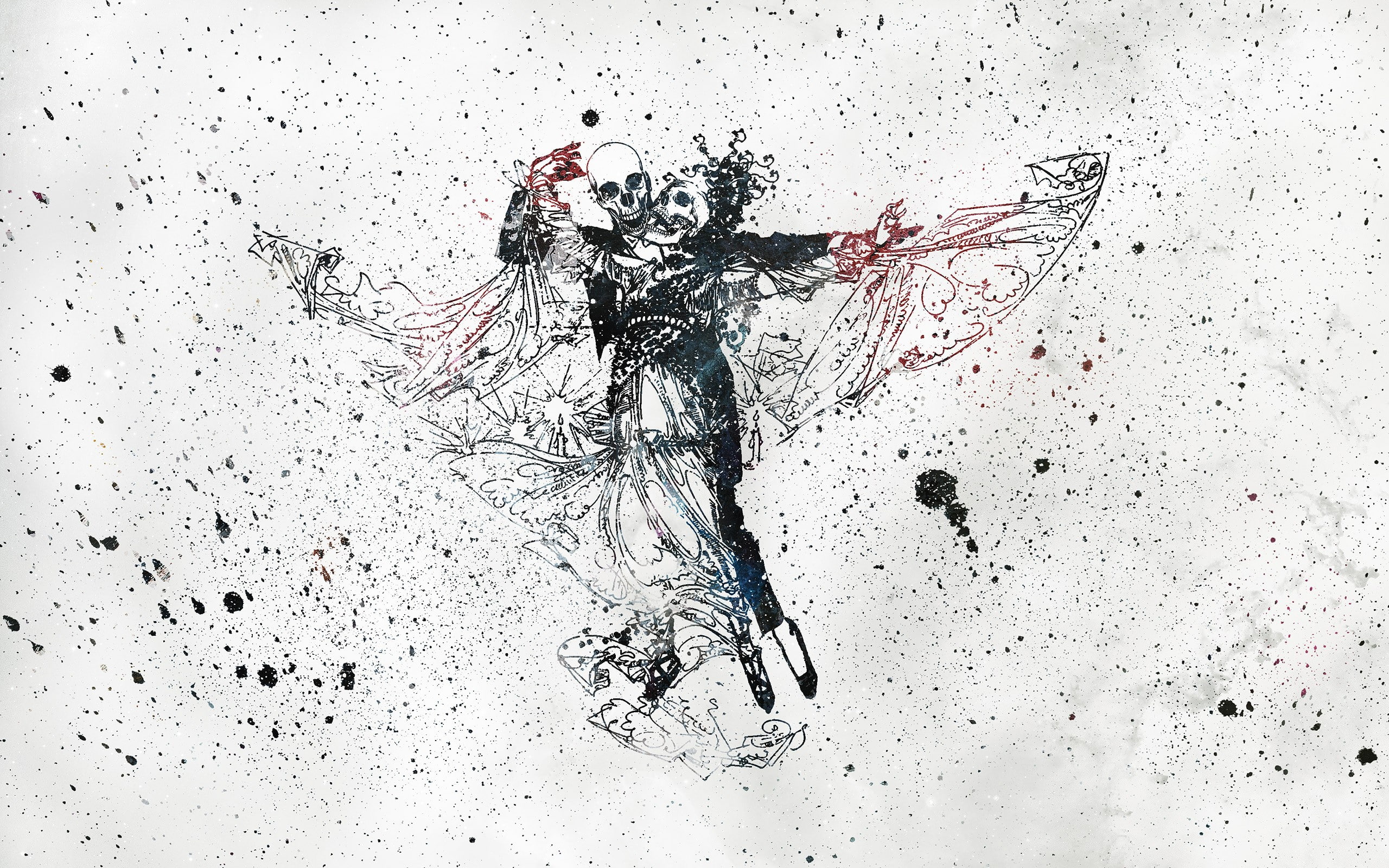 Blots, Death, 2K, Dance, HD Wallpaper