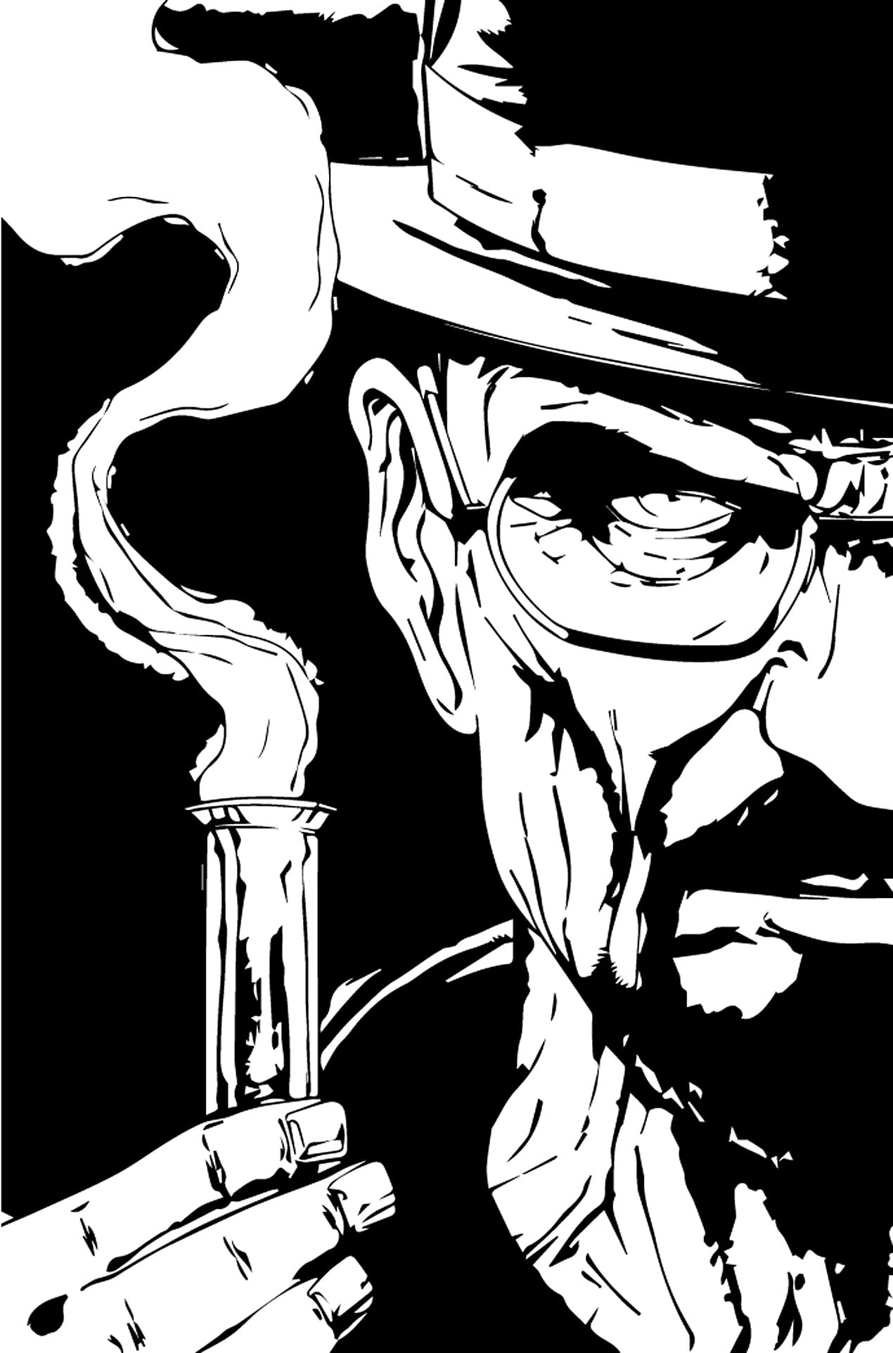 close-up, 1080P, indoors, the series, ornate, female likeness, test-tube, studio shot, art, nature, man, crime, drugs, glasses, the past, creativity, history, Phone HD Wallpaper