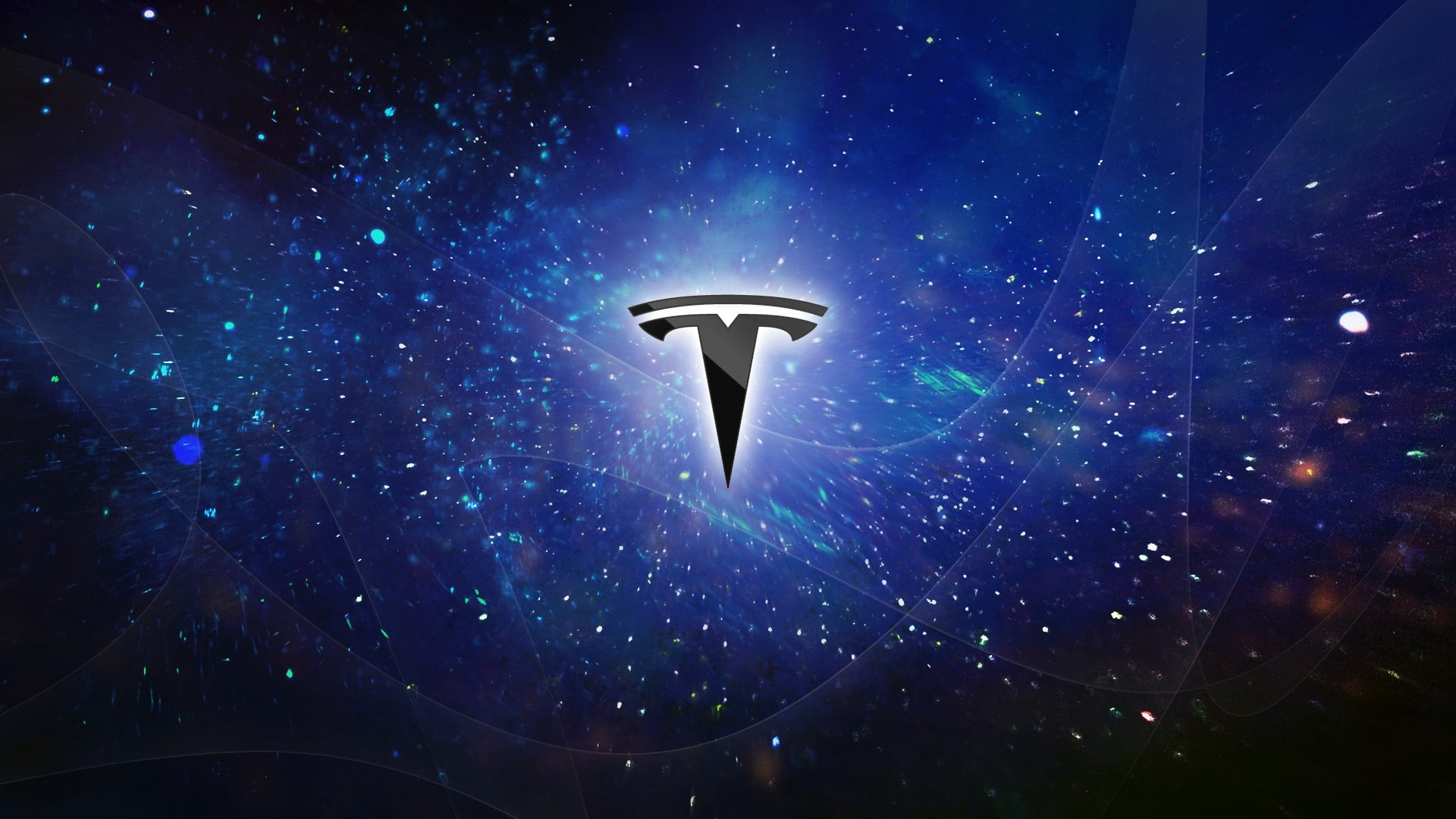 Tesla Motors, logo, 1080P, HD Wallpaper
