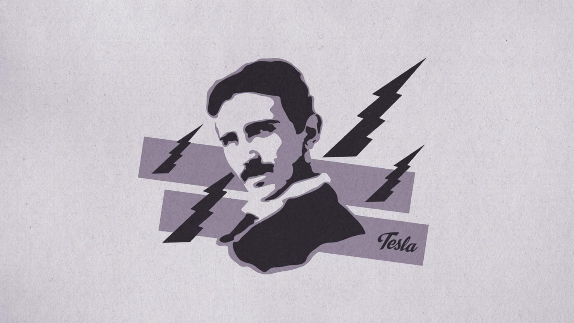 day, human representation, nature, creativity, symbol, directly above, man, Nikola Tesla, white background, guidance, indoors, wall - building feature, HD Wallpaper