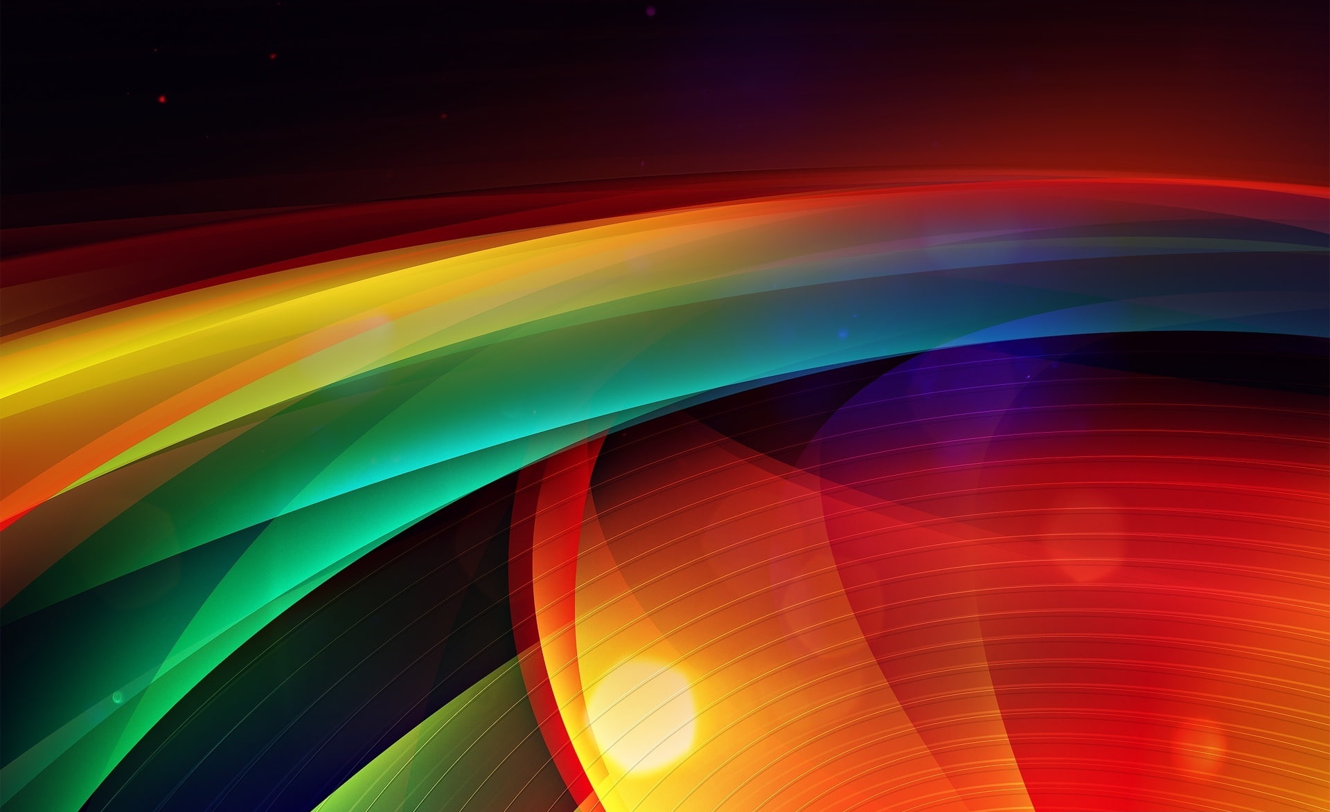 creativity, black background, abstract, no people, design, glowing, digital, technology, multicolored, backgrounds, light - natural phenomenon, night, neon, HD Wallpaper