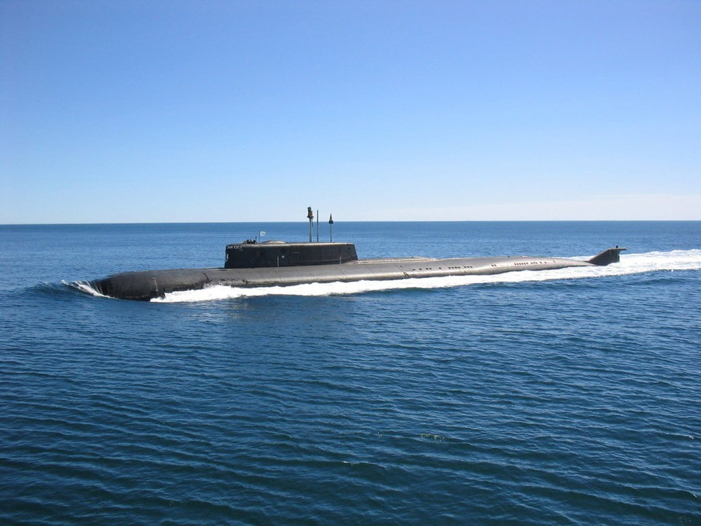 military, nuclear submarines, submarine, scenics - nature, sky, sailing, transportation, nature, copy space, mode of transportation, clear sky, blue, horizon over water, HD Wallpaper