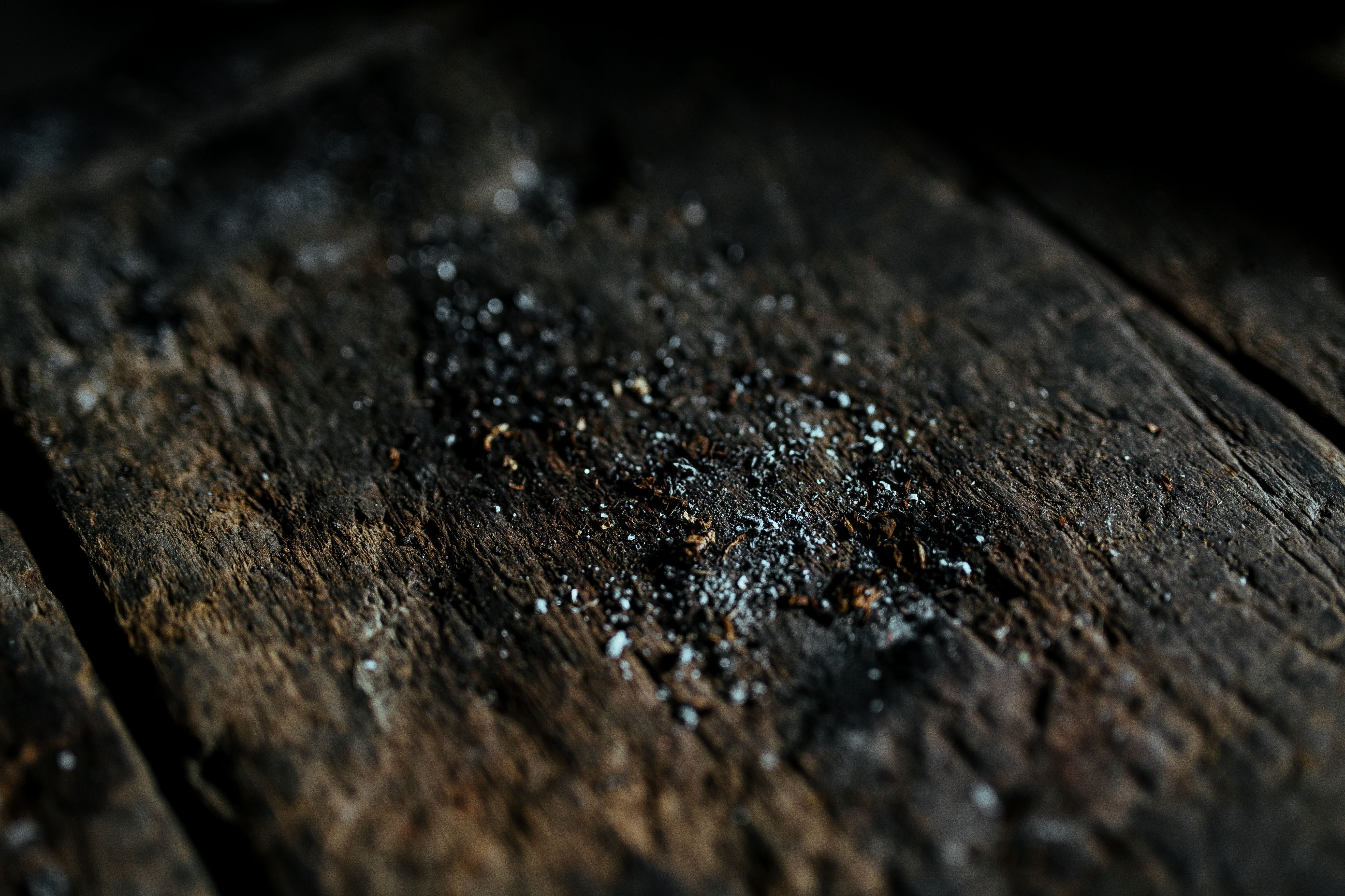 5K, table, textured, spanner, weathered, no people, nuts, dark, pattern, nature, close-up, nails, wooden, wood, backgrounds, damaged, selective focus, HD Wallpaper