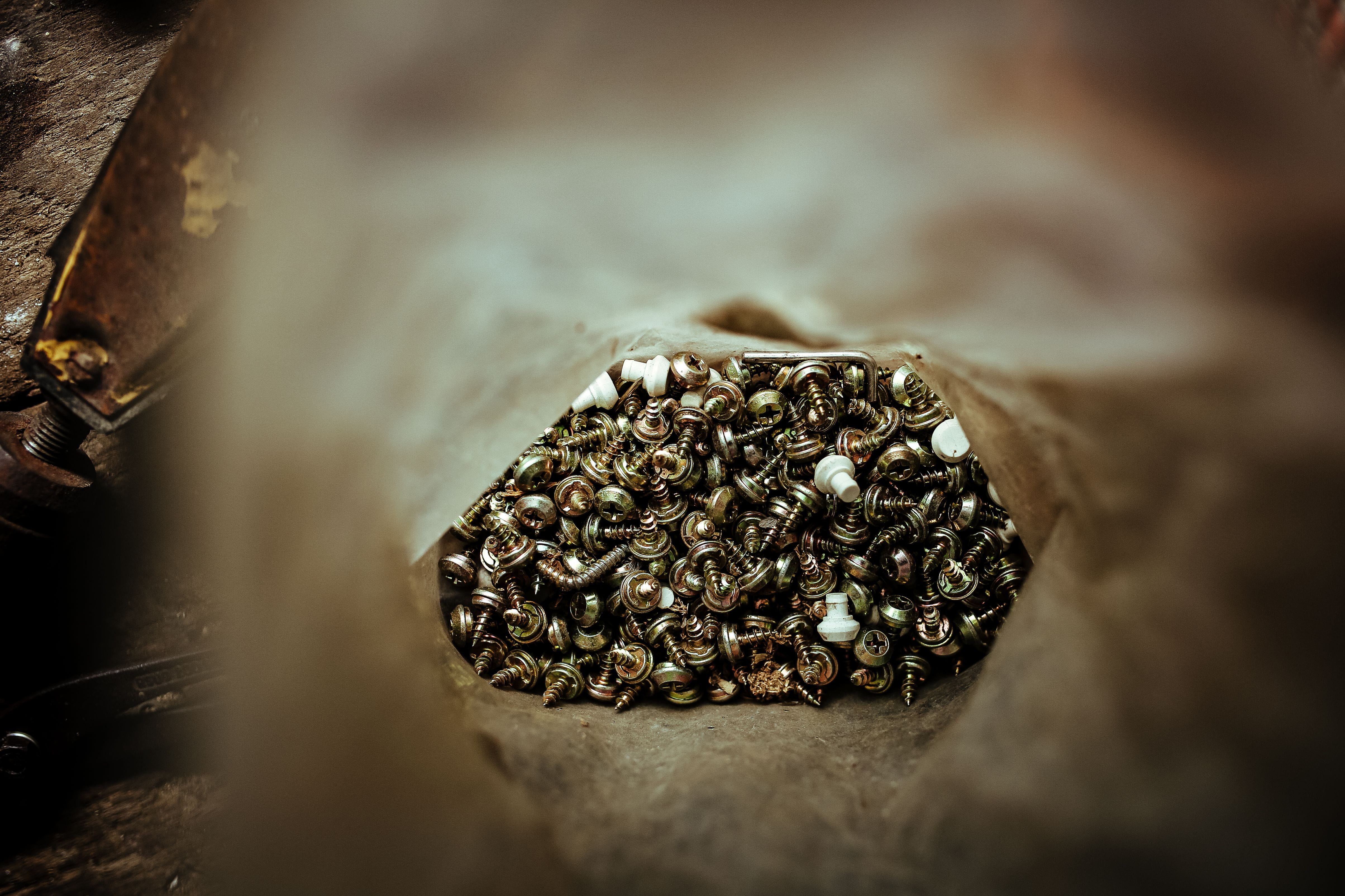 fragility, abundance, day, spanner, diy, heap, seed, wellbeing, fruit, metal, 4K, expense, healthy eating, Tools, large group of objects, spice, nails, HD Wallpaper