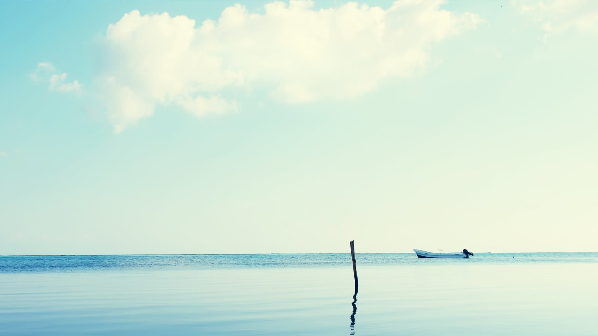 transportation, non-urban scene, horizon, idyllic, no people, water, nature, horizon over water, beauty in nature, anime, blueprints, sea, anchored, cloud - sky, HD Wallpaper