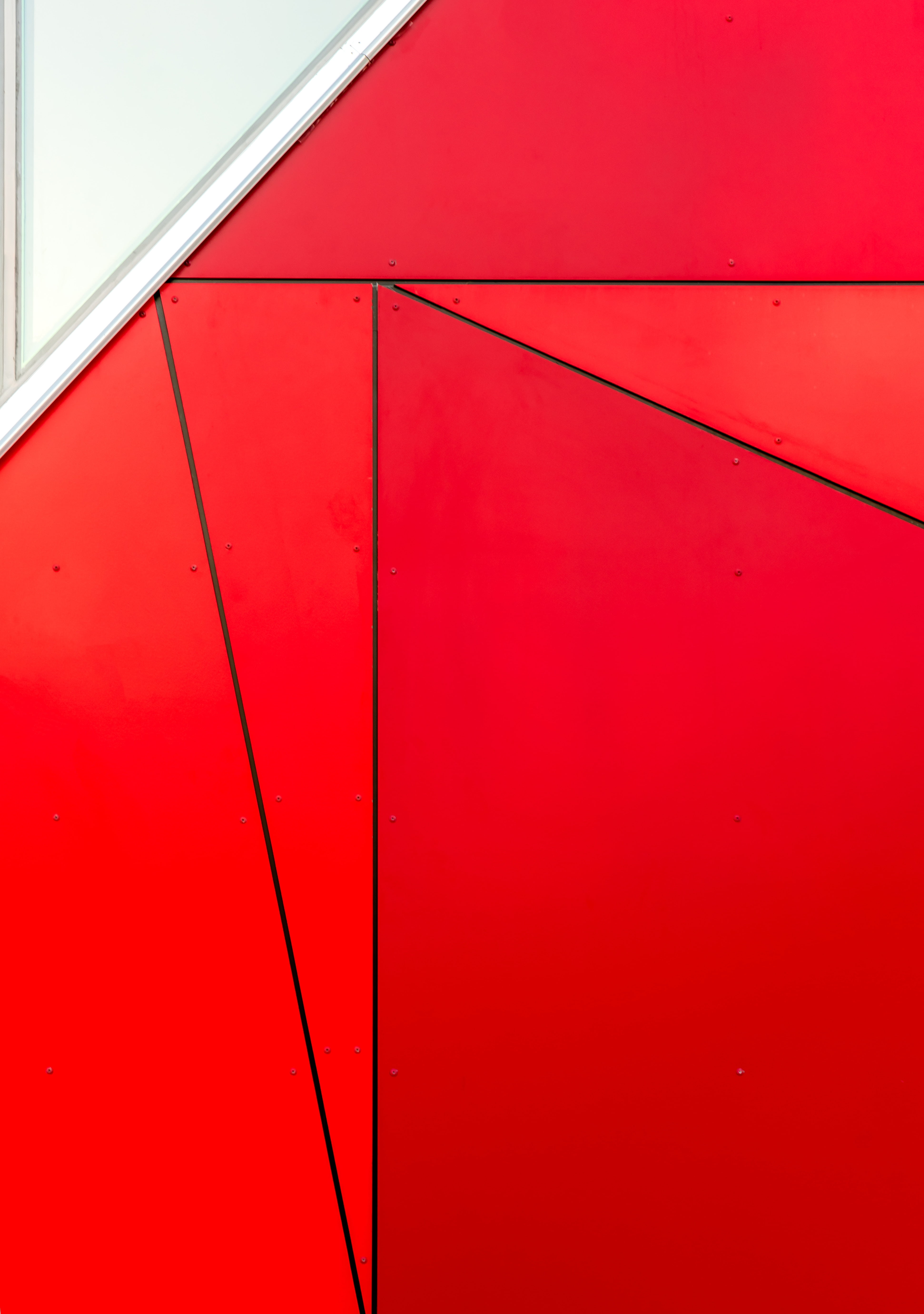 backdrop, minimalism, rough, backgrounds, drop, linear, no People, metal, simplicity, door, paint, textured, day, wood - material, red, close-up, dirty, Phone HD Wallpaper