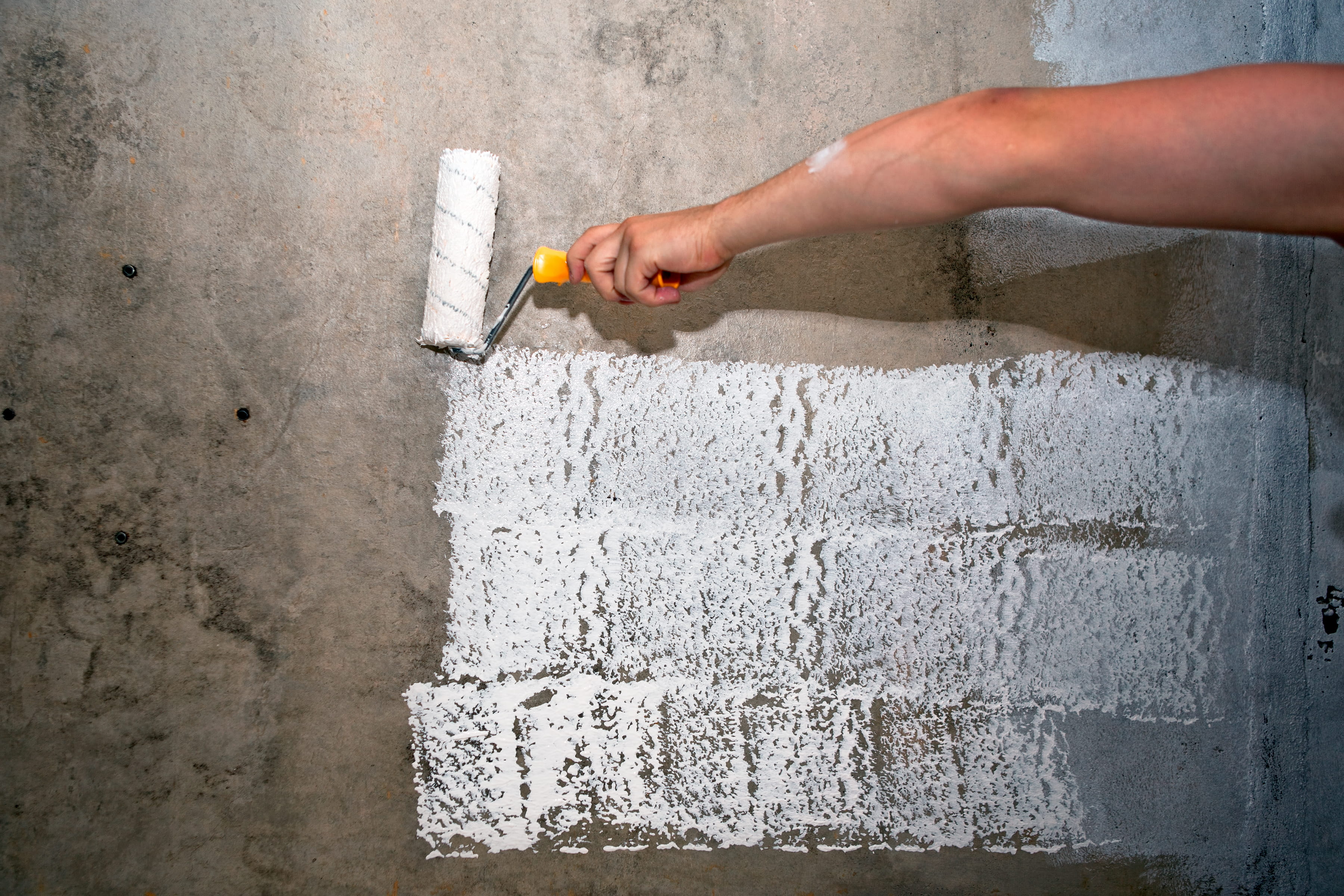 home improvement, paint, interior, concrete, activity, one person, paintroller, women, holding, project, room, motion, gray, house, tool, decoration, lifestyles, HD Wallpaper