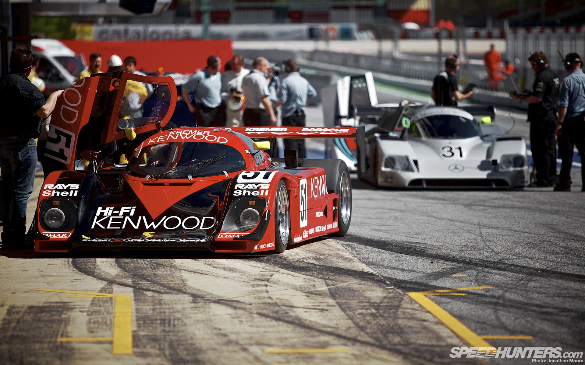 hd, race, porsche, 962c, car, sauber, kremer, c, 1080P, cars, pit, c11, HD Wallpaper