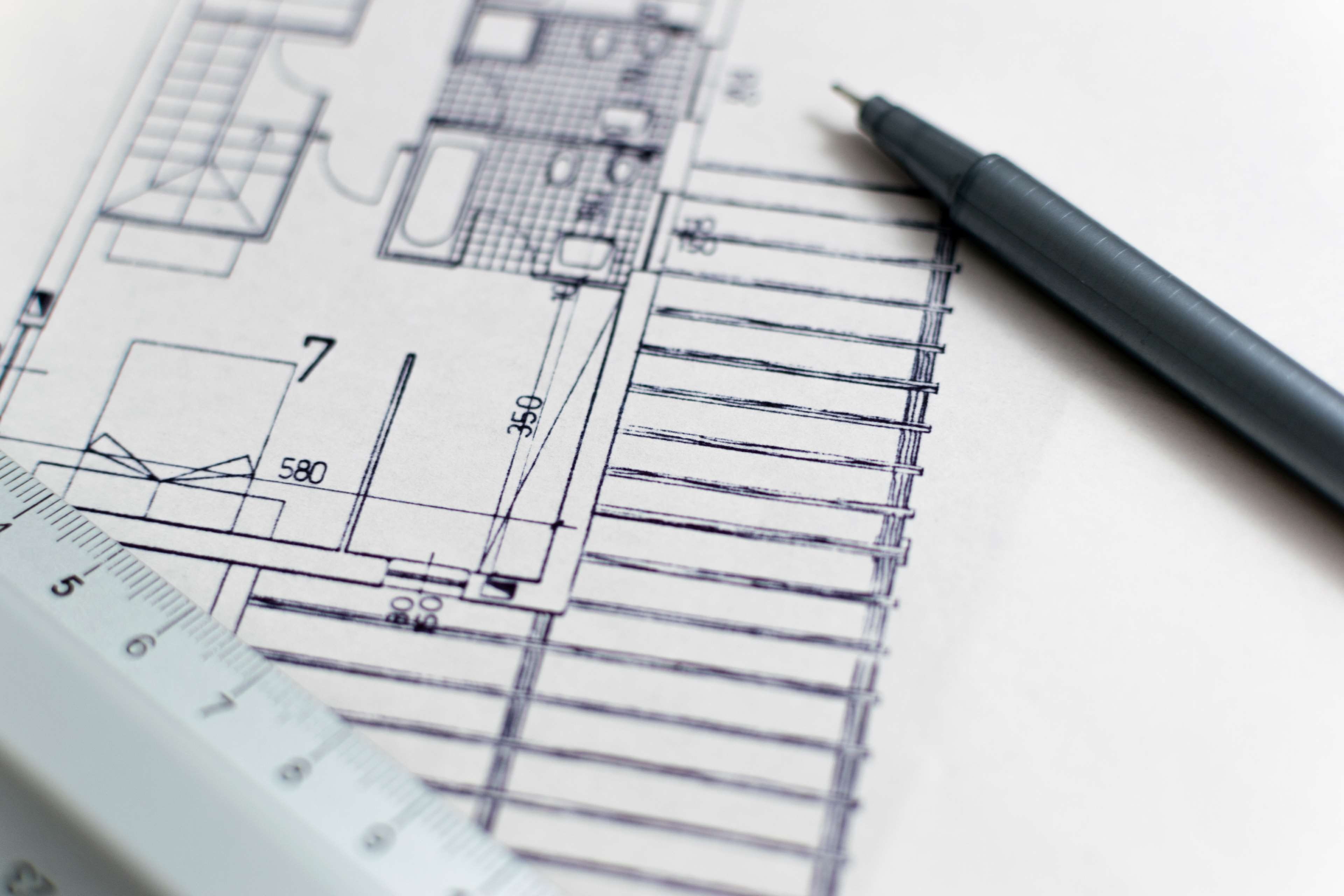composition, instrument of measurement, architectural design, graph, pen, 4K, people, paper, art and craft, paperwork, number, drawing, high angle view, HD Wallpaper