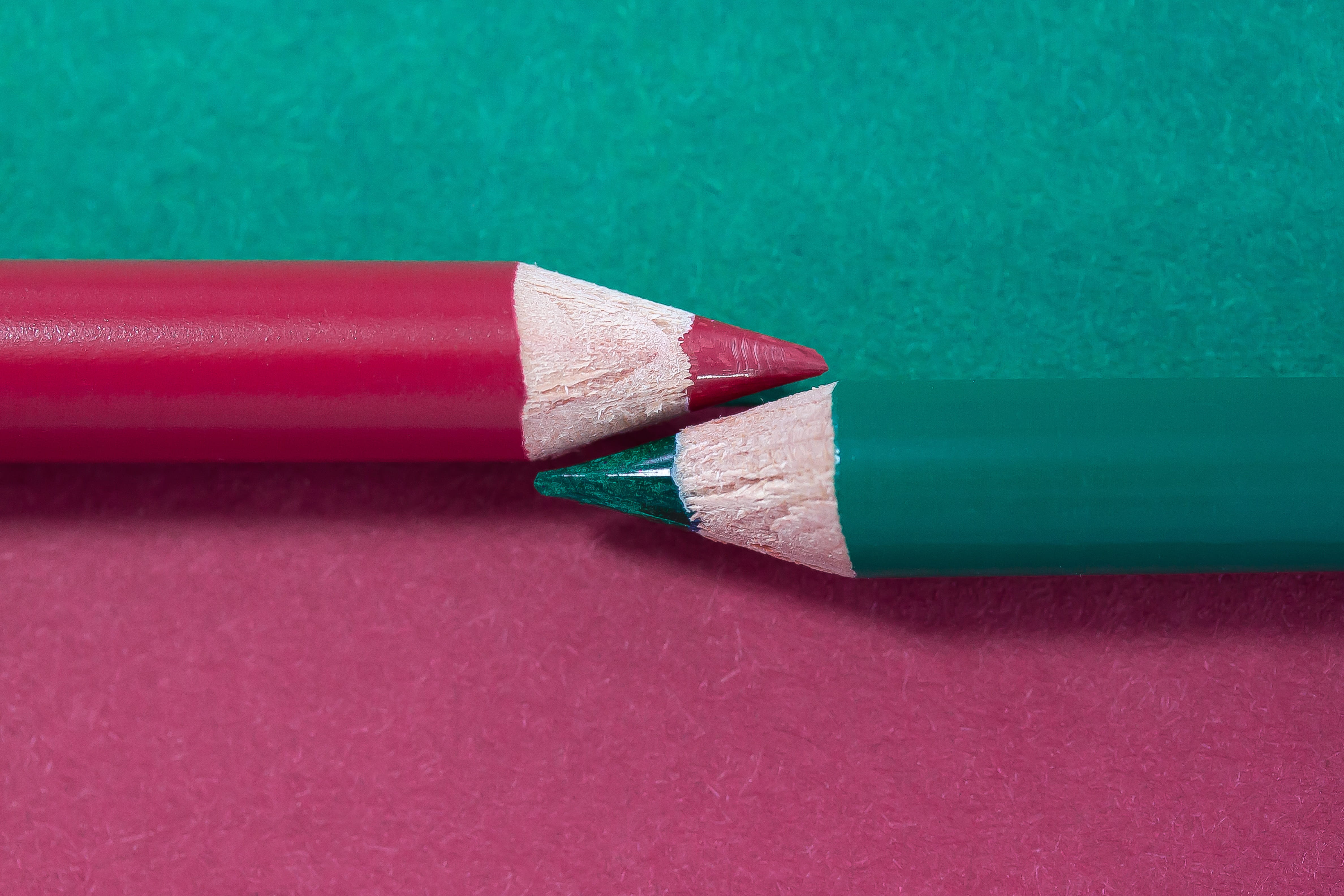 studio shot, write, creativity, tips on, art and craft equipment, paper, green, flat design, pencil, education, writing instrument, pink color, colored background, HD Wallpaper
