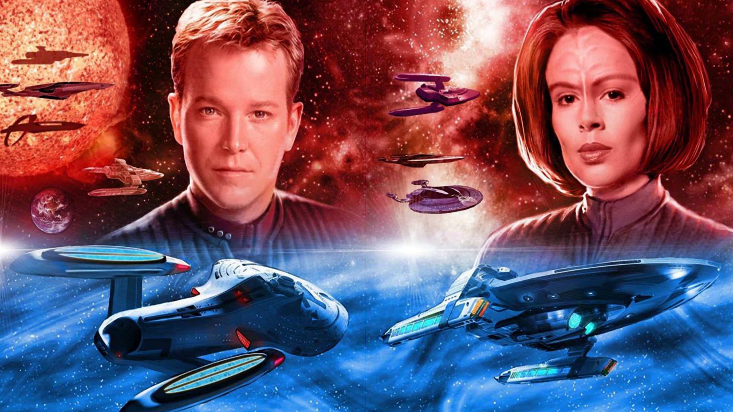 star, voyager, fleet, trek, relaunch, 2K, HD Wallpaper
