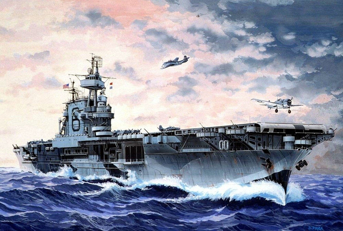 Warships, Aircraft Carrier, 720P, Warship, USS Enterprise (CV-6), HD Wallpaper