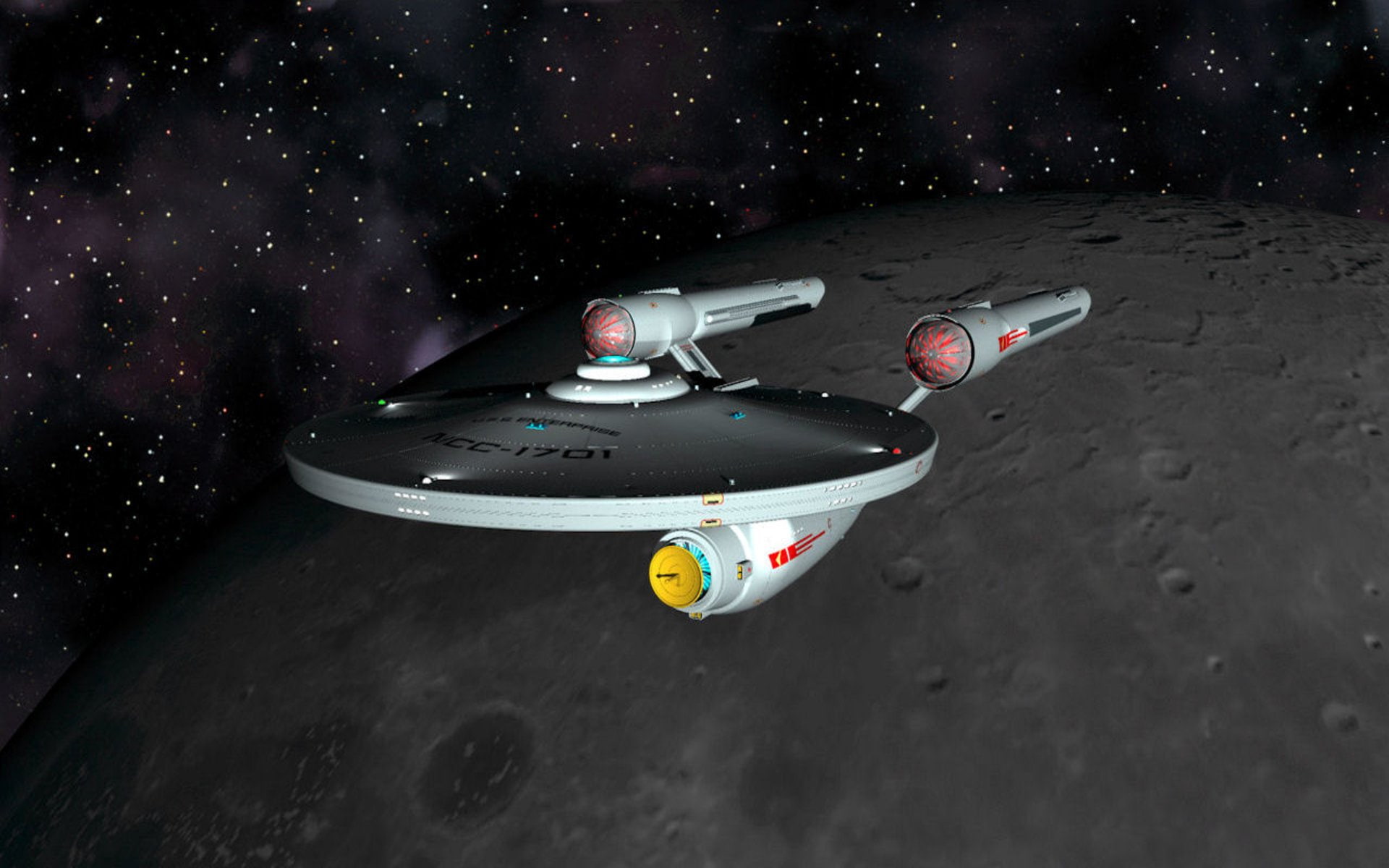 1080P, USS Enterprise (NCC-1701), Star Trek, HD Wallpaper