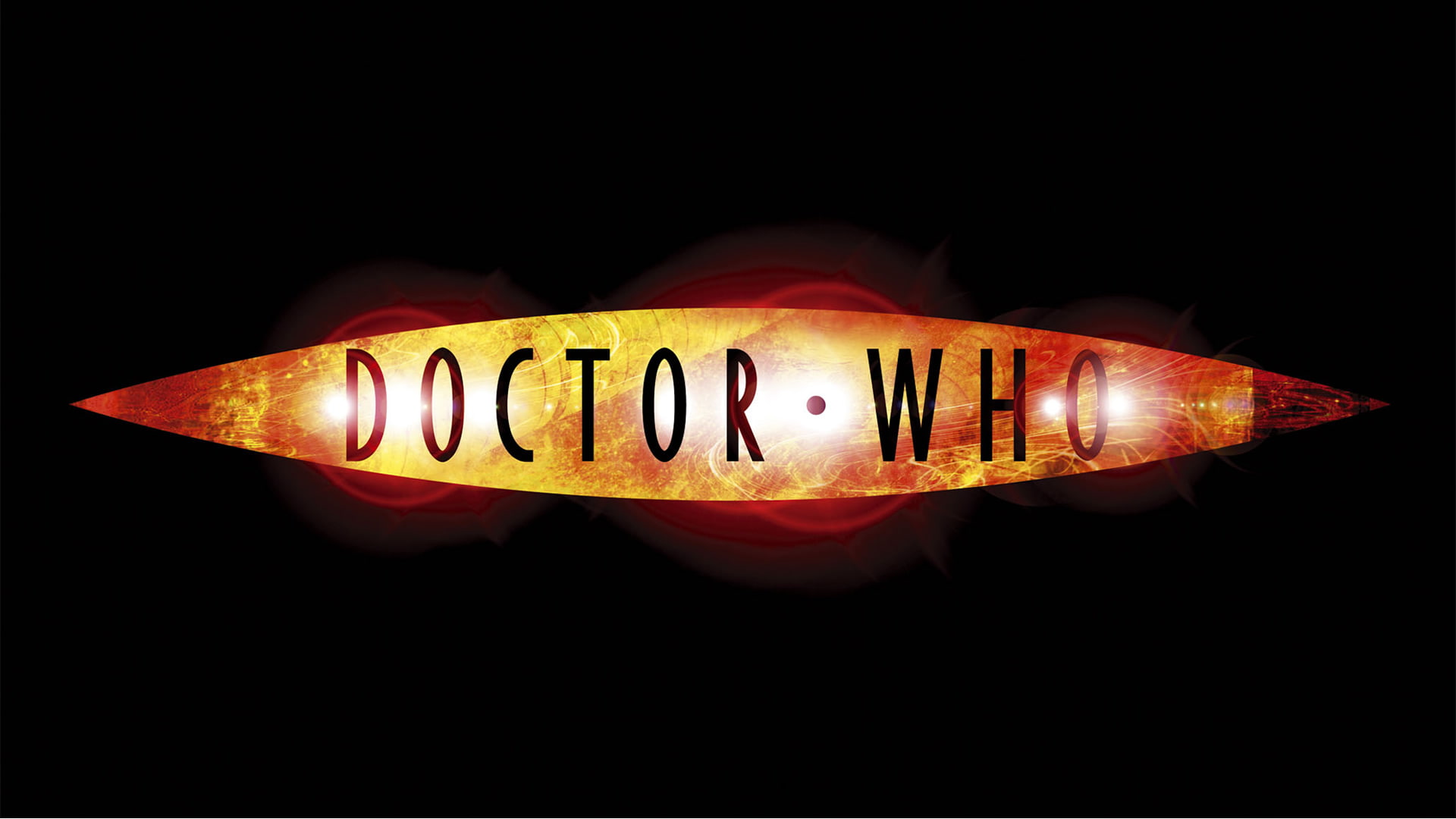 who, original, doctor who, black, dr who, 1080P, doctor, logo, hd, red, HD Wallpaper