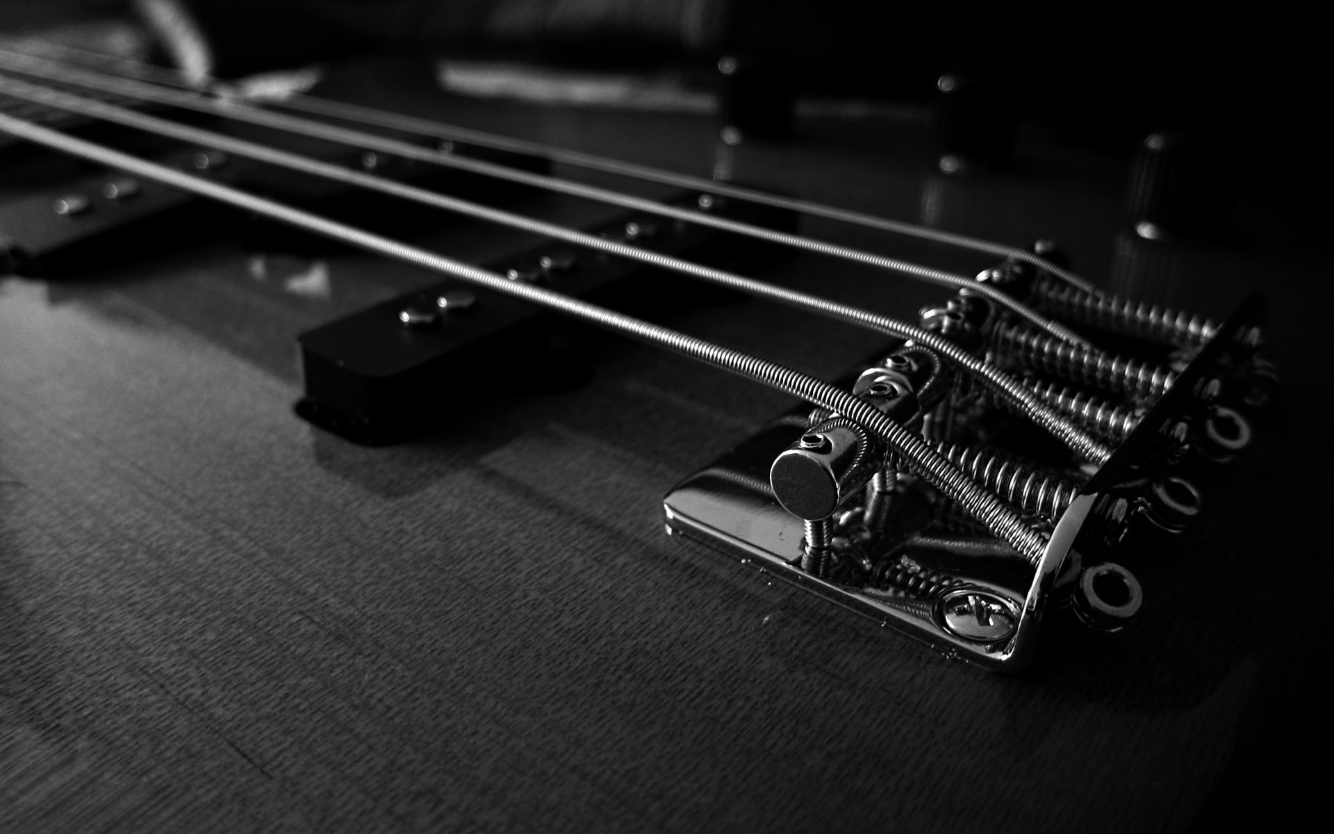1080P, bw, electric, bass, music, guitar, hd, HD Wallpaper