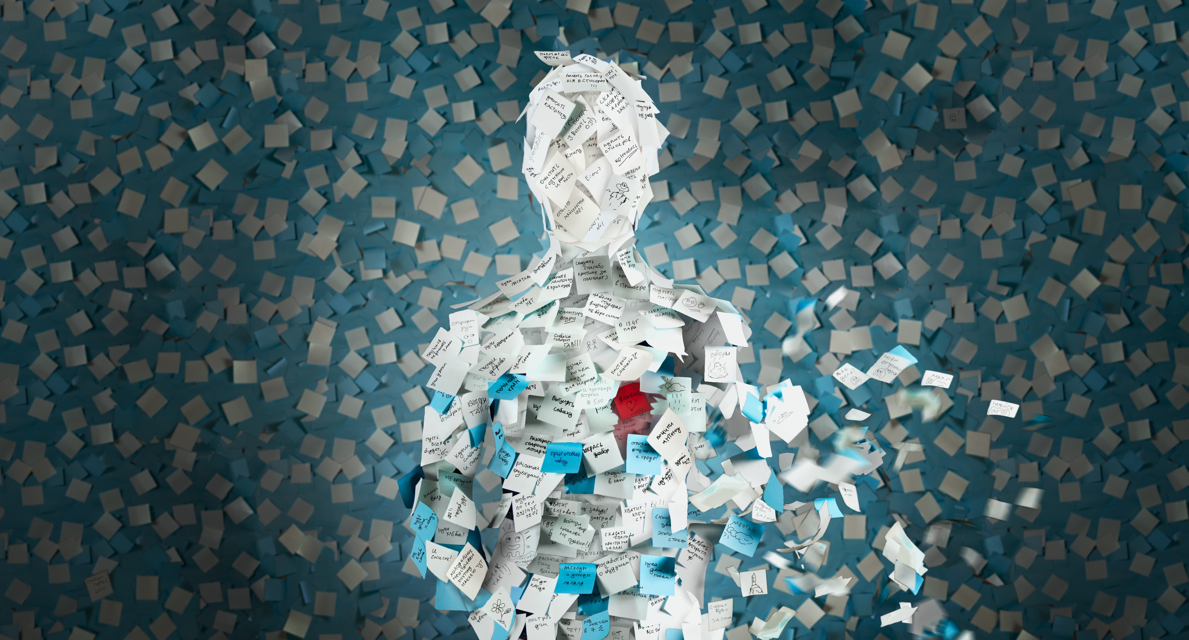 stickers, large group of objects, abundance, currency, the wind, male likeness, day, mood, creativity, architecture, concepts, 4K, three-dimensional Shape, HD Wallpaper