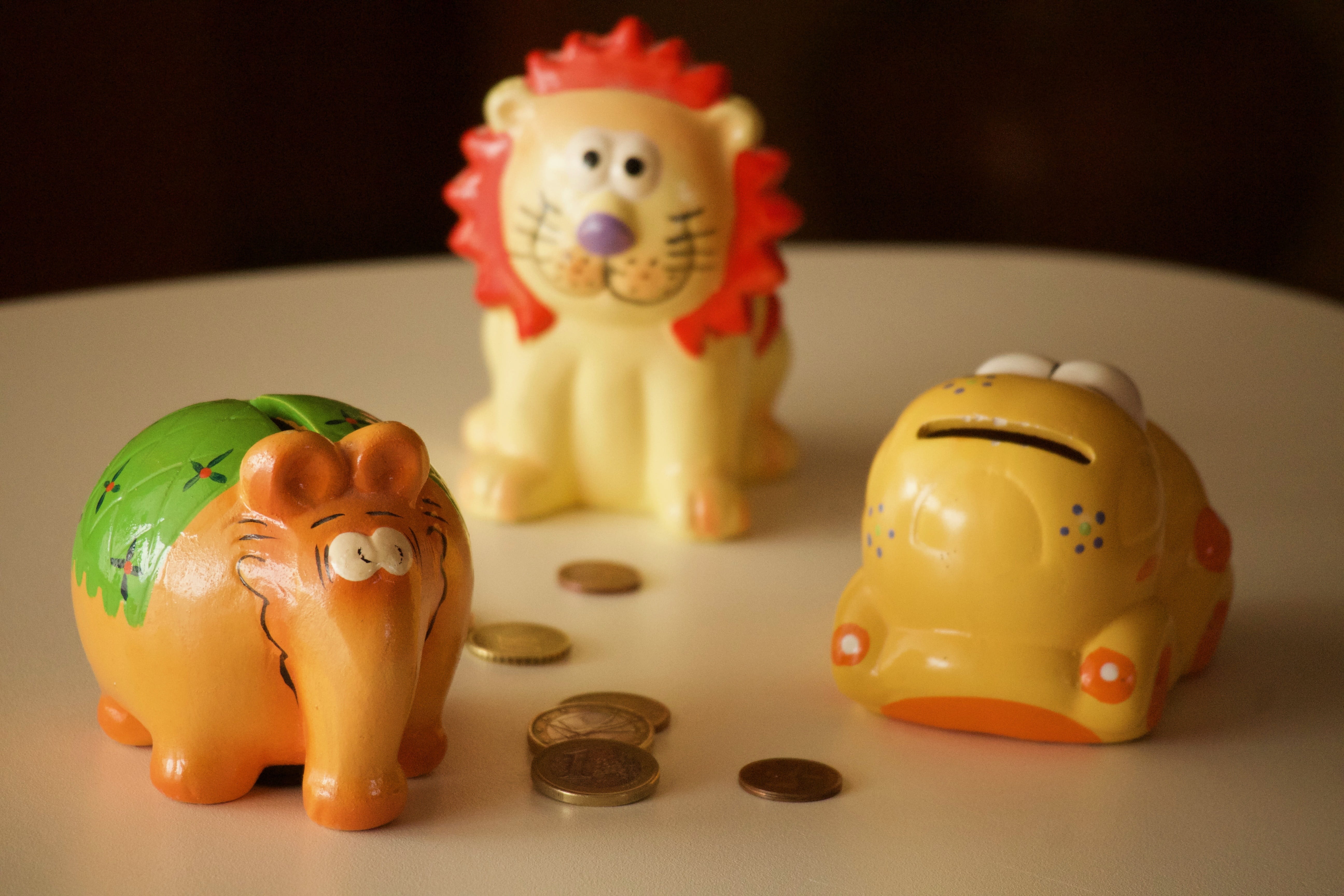 finance, bank, creativity, saving, figurine, invest, investments, art and craft, business, credit, human representation, coin, table, still life, close-up, HD Wallpaper