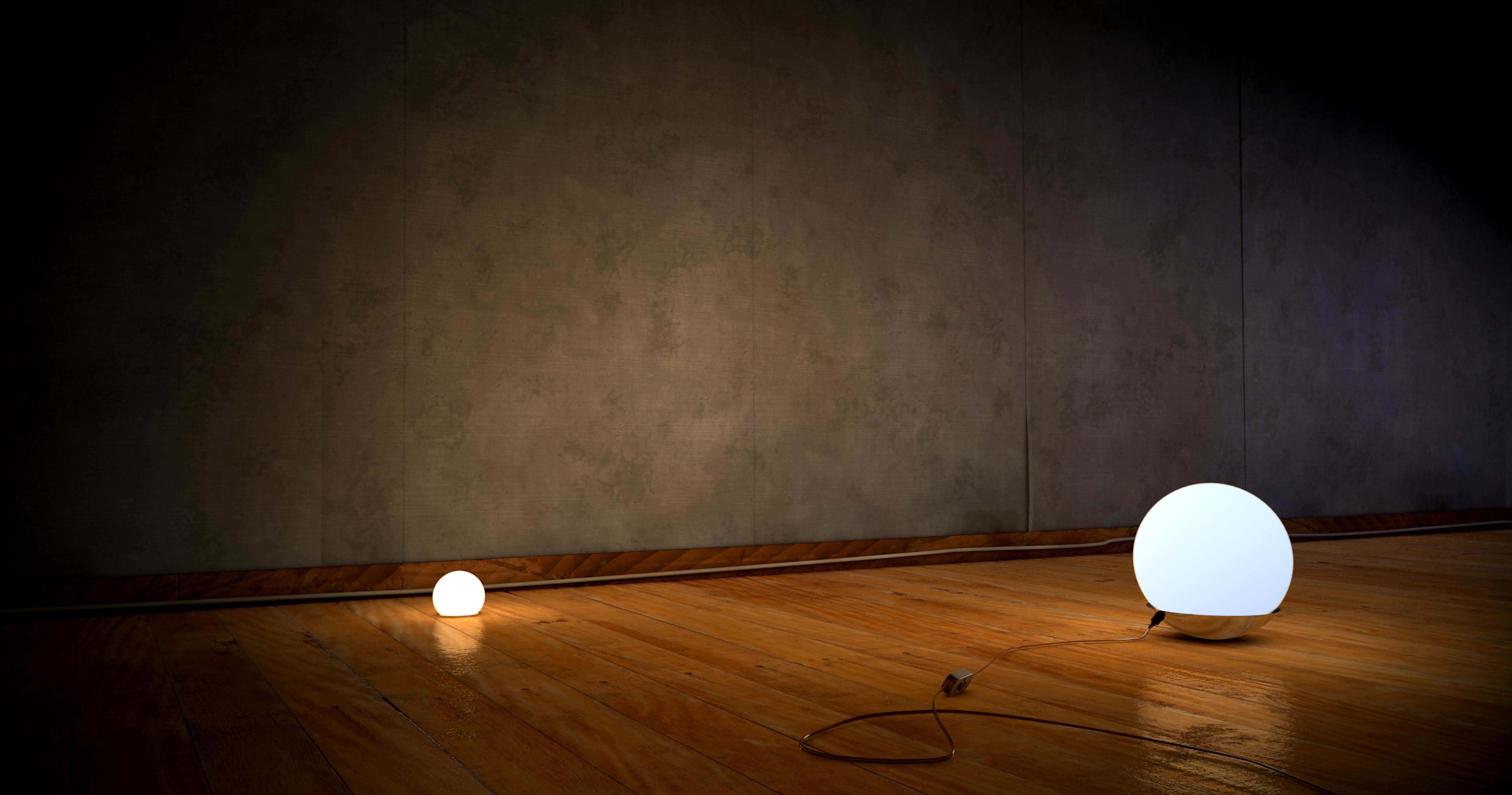 wall, illuminated, wood, 4K, electricity, wood - material, darkness, technology, space, ground, studio shot, copy space, single object, structure, connection, HD Wallpaper