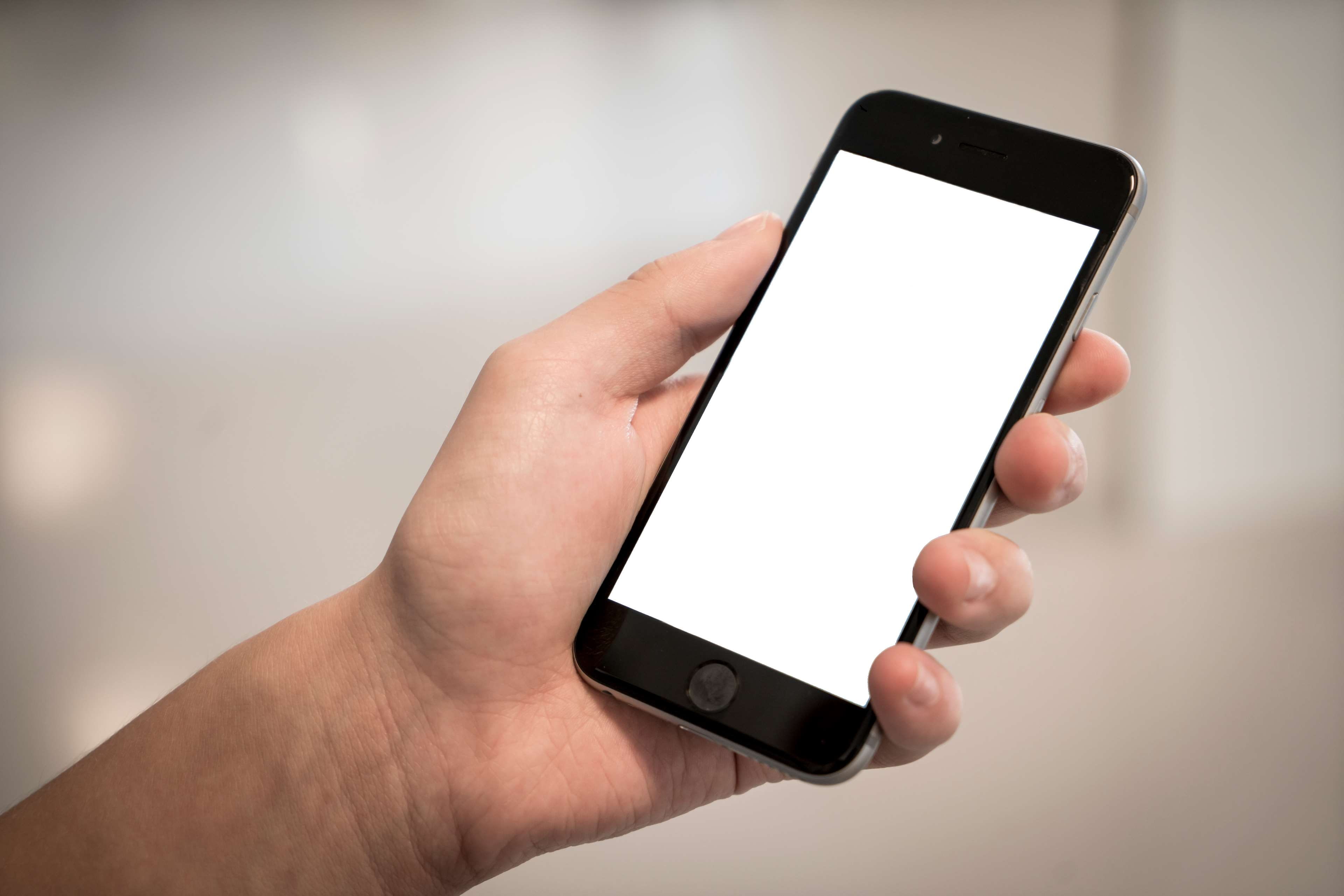 mobile phone, touching, human body part, internet, blank, blur, cellular telephone, human limb, connection, holding, equipment, device screen, hand, communication, HD Wallpaper