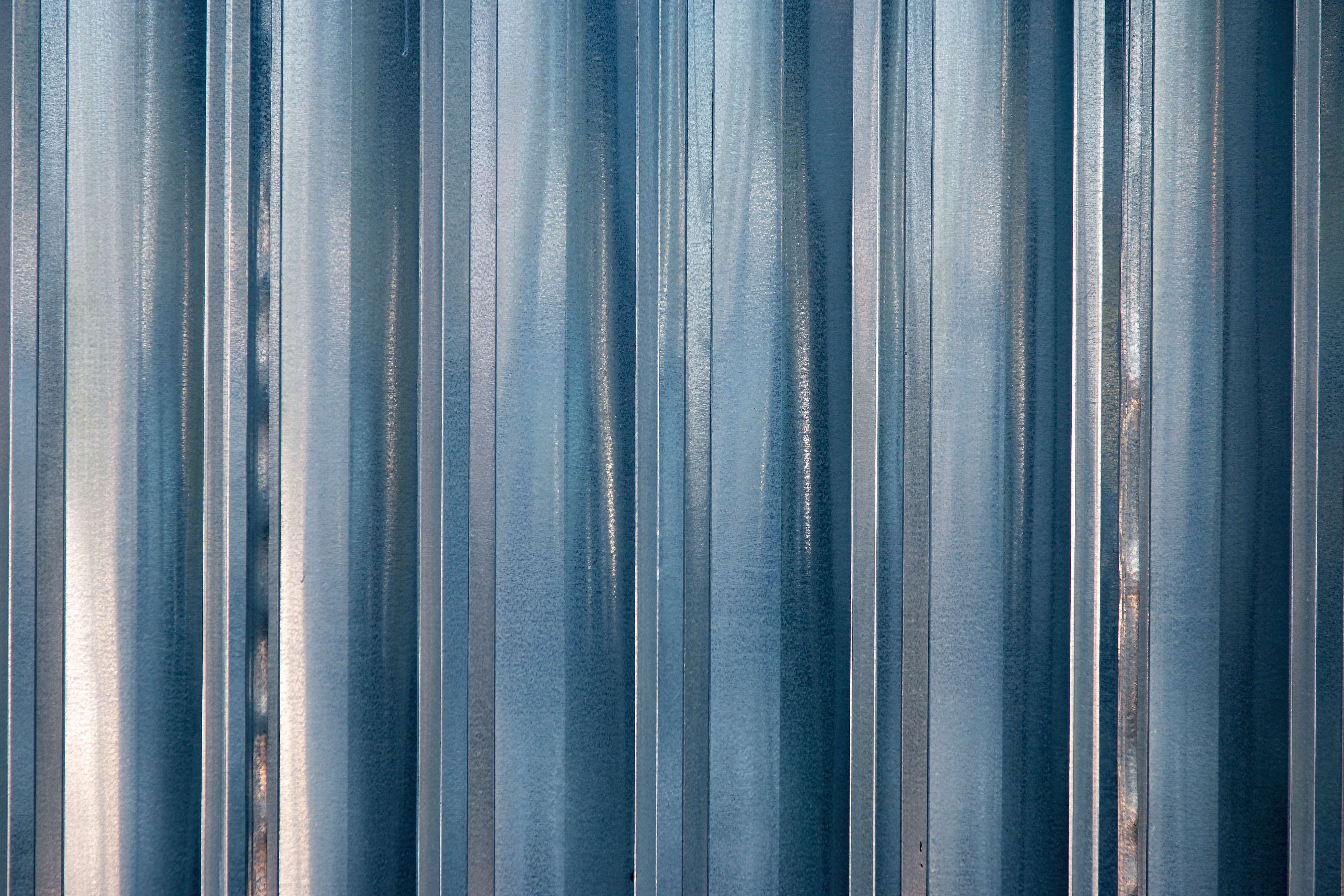 construction, abundance, material, silver colored, curtain, detail, texture, close-up, hanging, pattern, iron, dirty, industry, steel, blue, shiny, side by side, HD Wallpaper