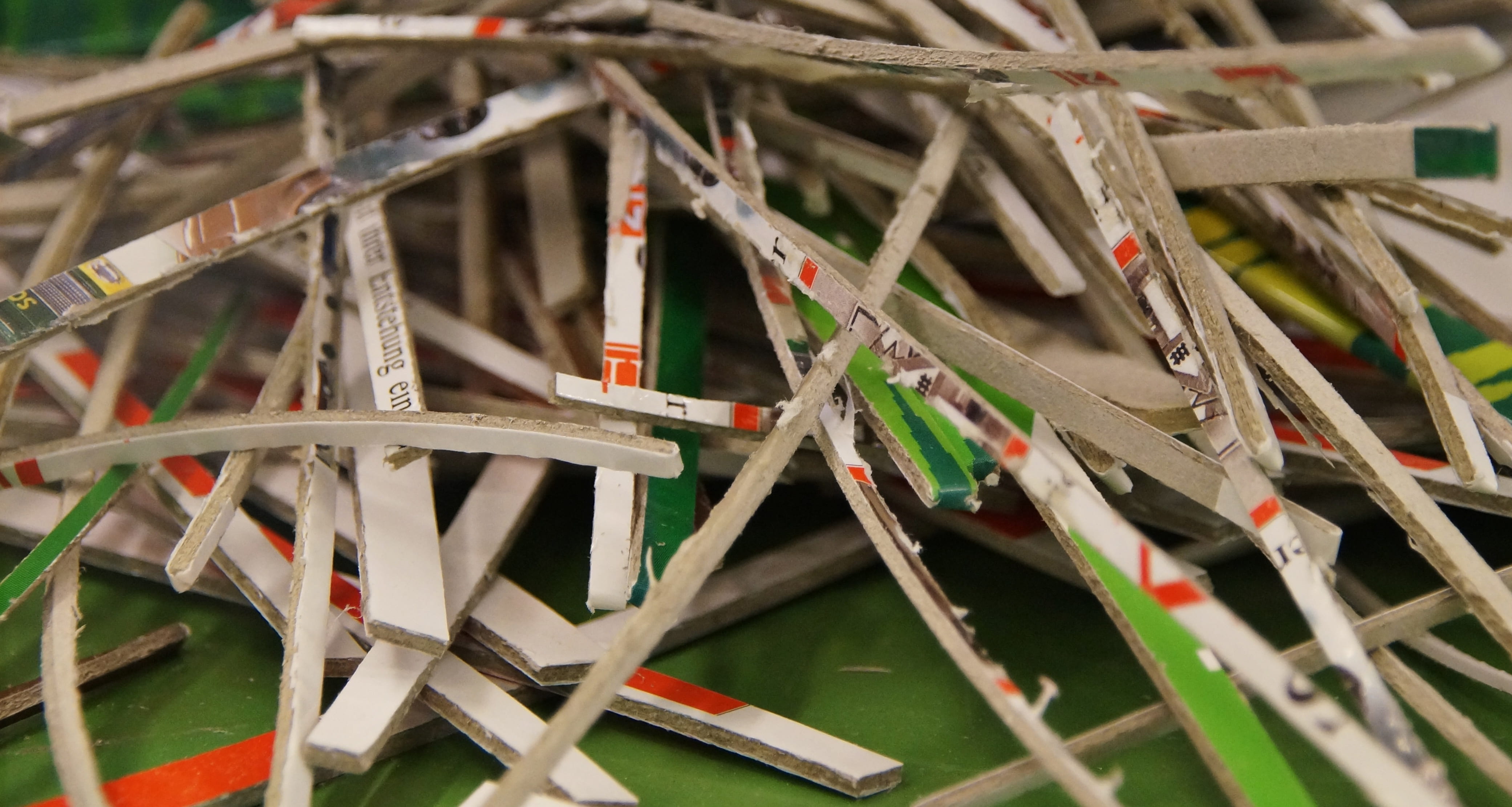 cardboard, material, waste paper, variation, focus on foreground, paper, backgrounds, shredded paper, scrapbook, nature, stack, office, environmental protection, HD Wallpaper