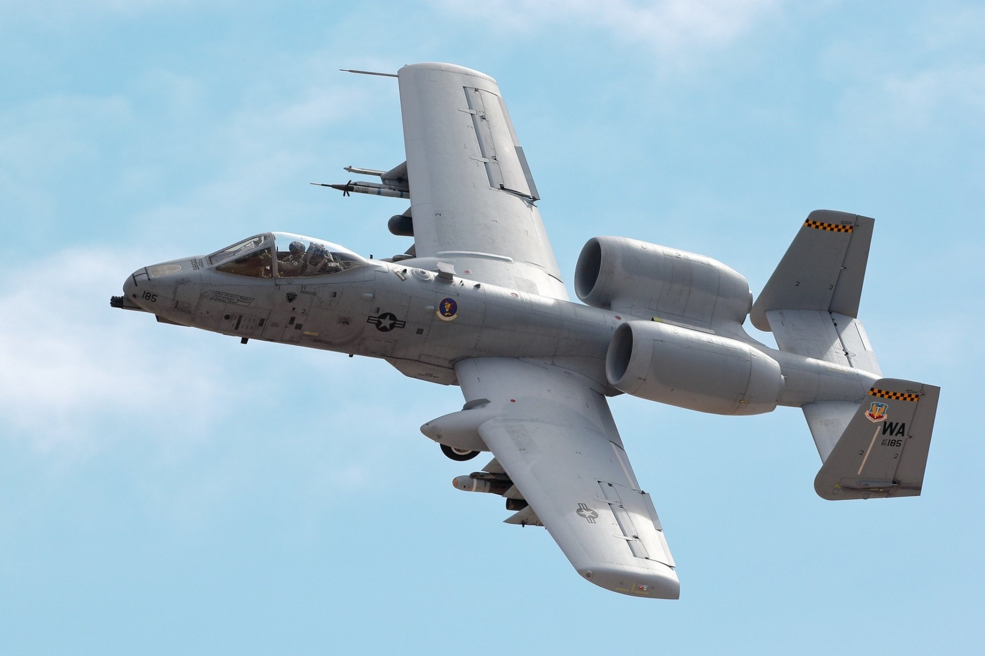 Jet Fighters, Warplane, Aircraft, Jet Fighter, 1080P, Fairchild Republic A-10 Thunderbolt II, HD Wallpaper