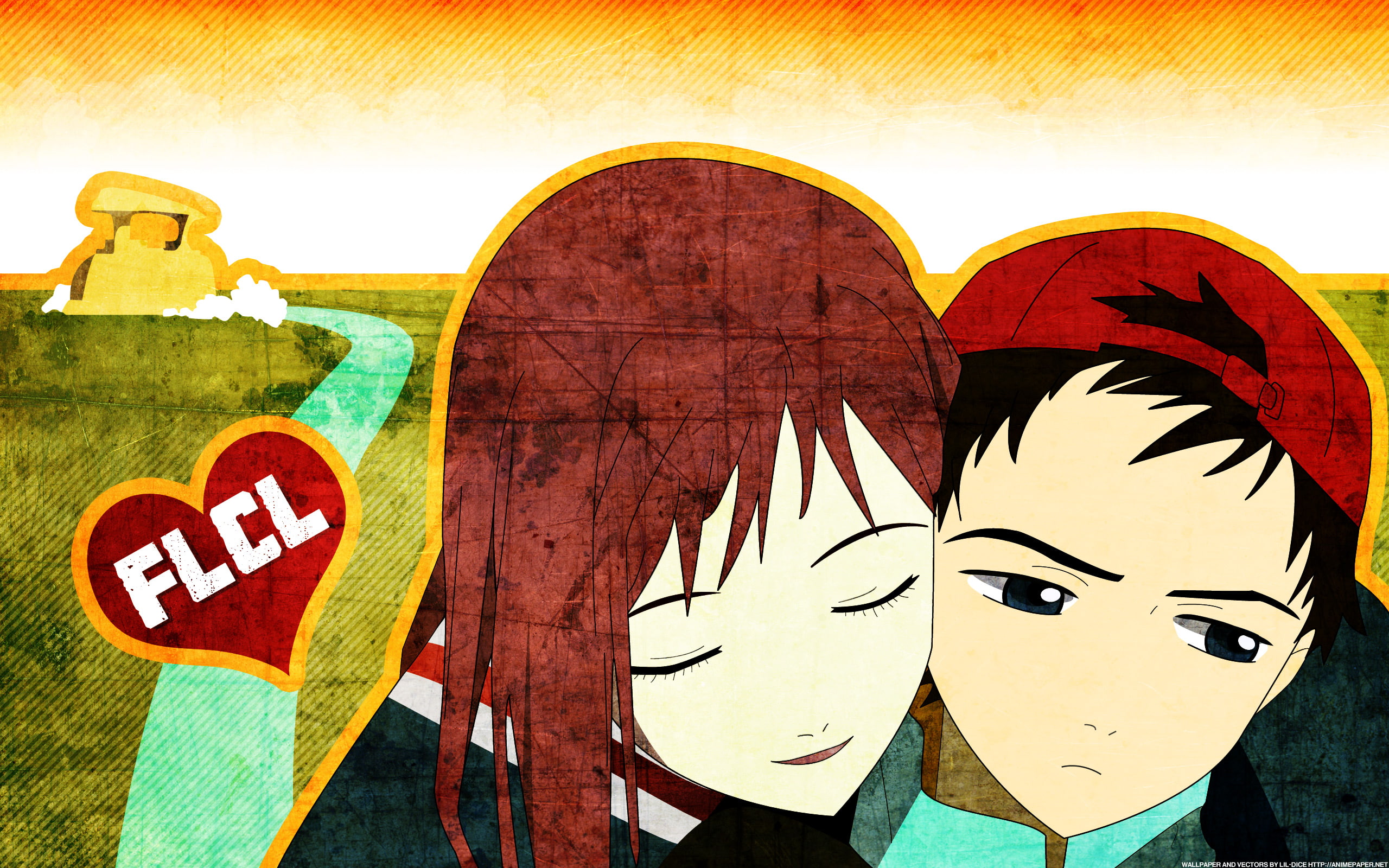 2K, cooly, fooly, flcl, HD Wallpaper