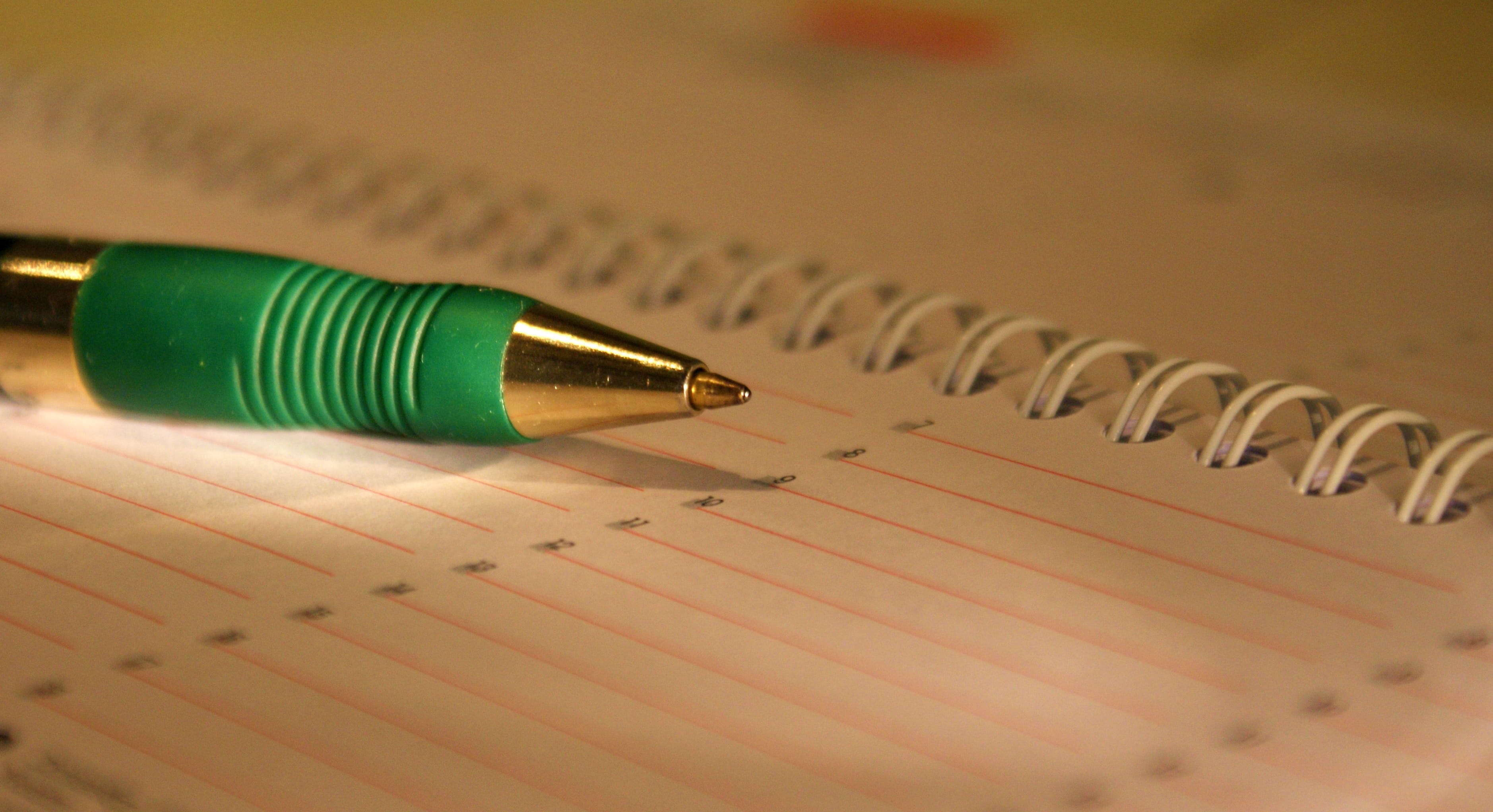 writing tool, indoors, appointment calendar, time, education, writing, day, selective focus, leave, spiral notebook, close-up, book, shallow, communication, HD Wallpaper