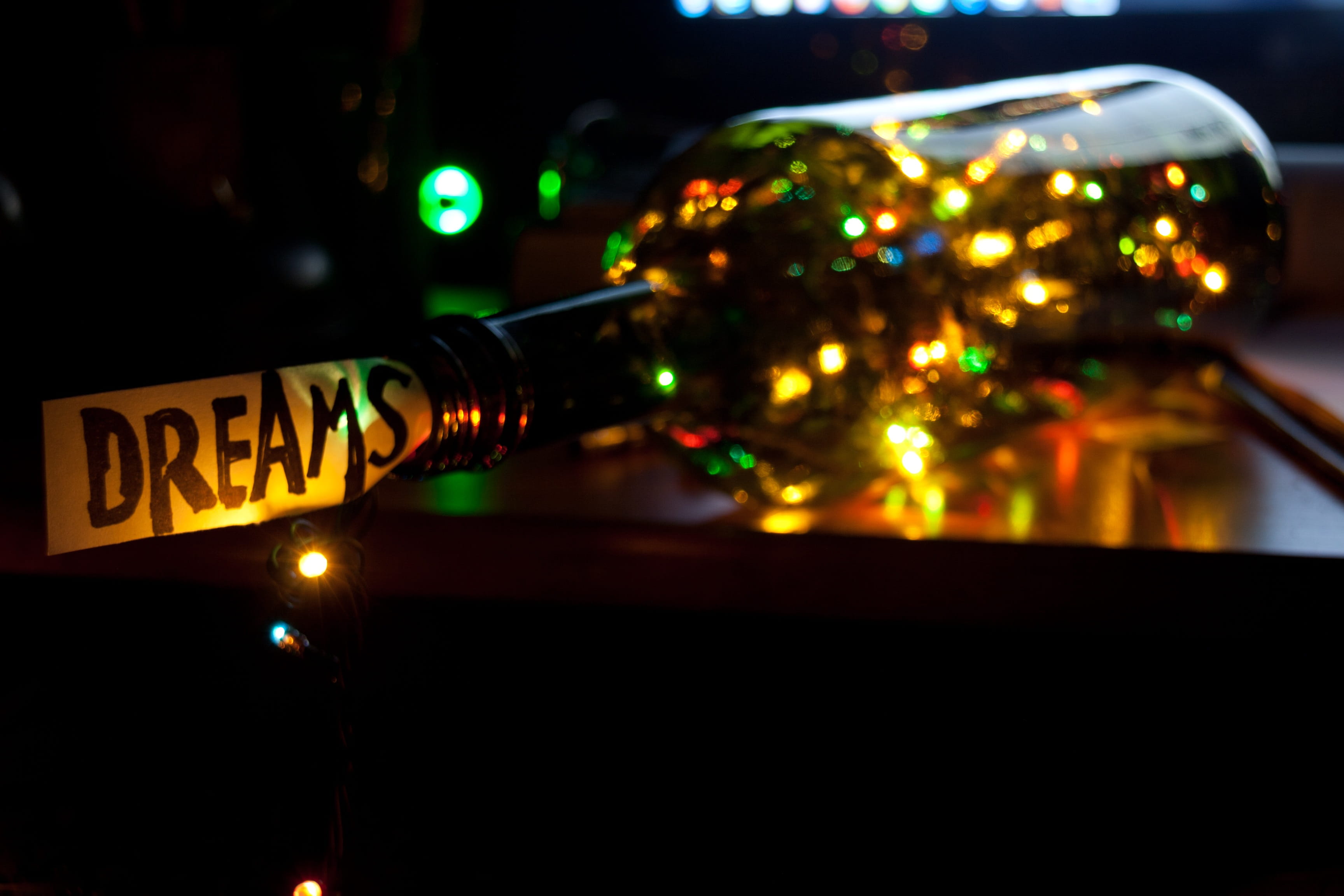 street, sign, city, illuminated, 2K, celebrate, text, no people, dreams, glass, night, glowing, background, light, lights, architecture, city life, idea, HD Wallpaper