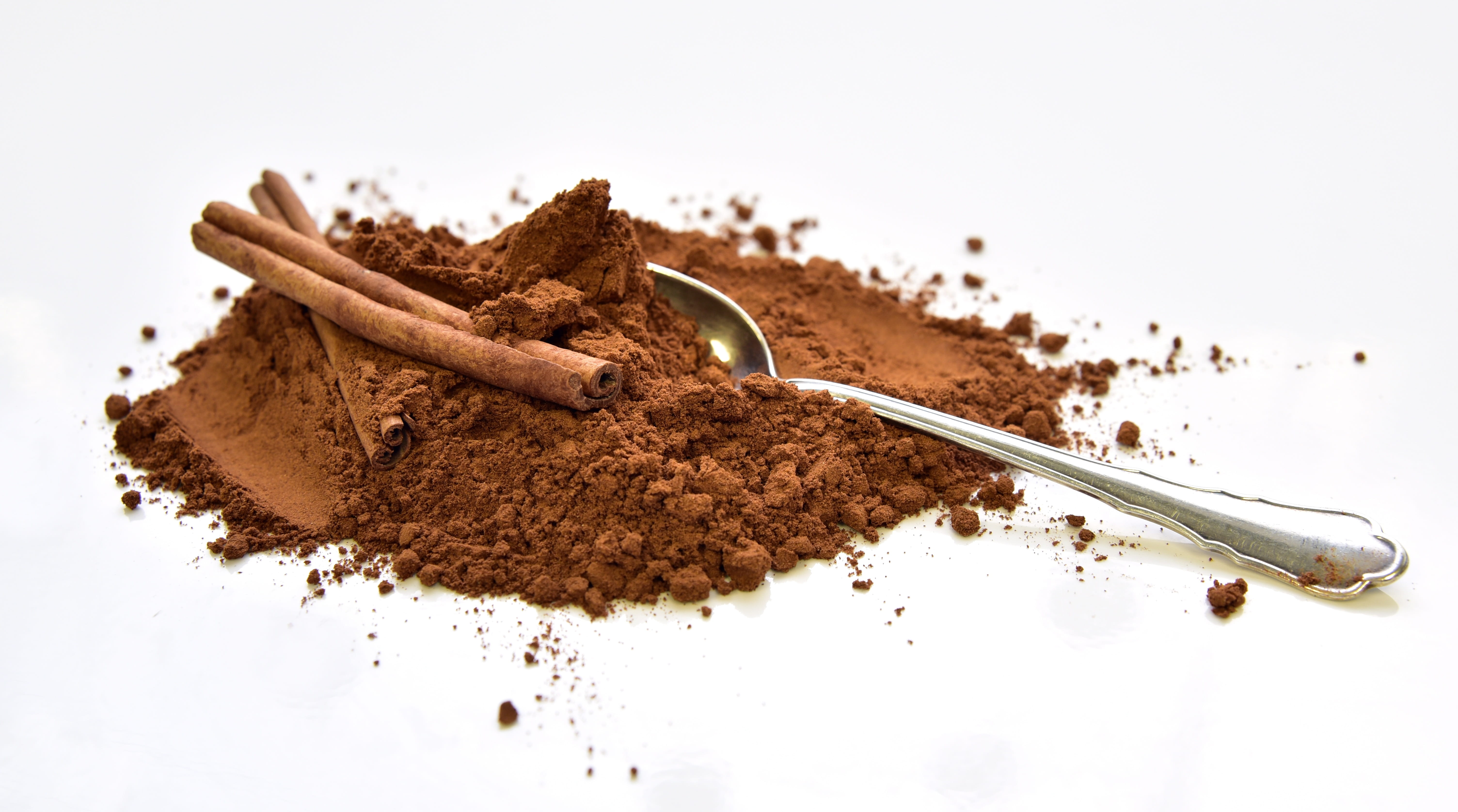 kitchen, aroma, taste, ground coffee, christmas, sweet, indoors, sweet food, white background, studio shot, eating utensil, dosage, dessert, cook, freshness, HD Wallpaper