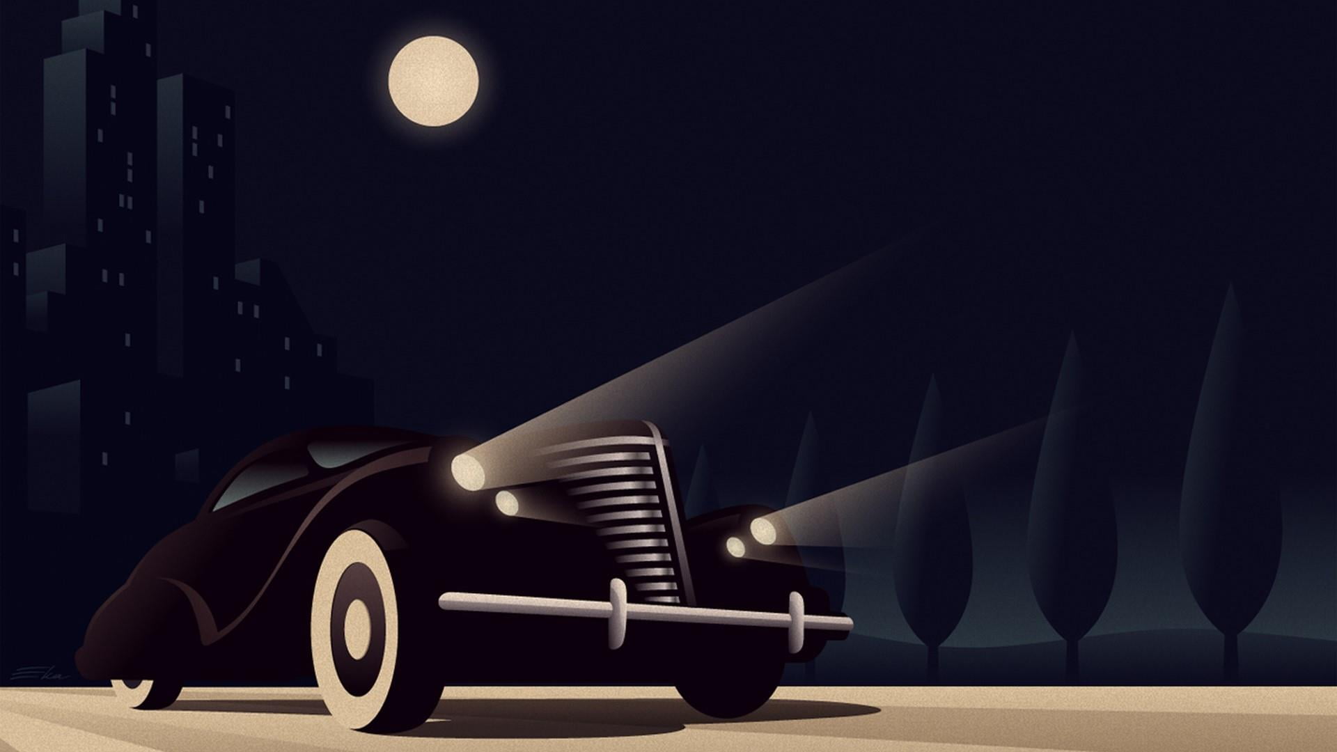 sky, shape, art deco, moon, communication, tire, sport, digital art, no people, 1080P, nature, outdoors, wheel, night, architecture, built structure, metal, HD Wallpaper