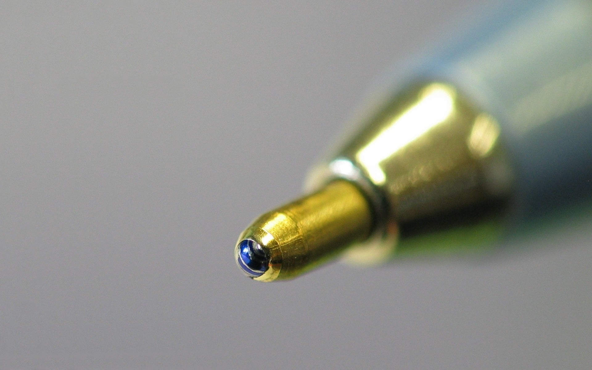 pen, office, single Object, ballpoint, document, communication, background, macro, technology, ballpoint pen, gray, ink, selective focus, no People, metal, HD Wallpaper