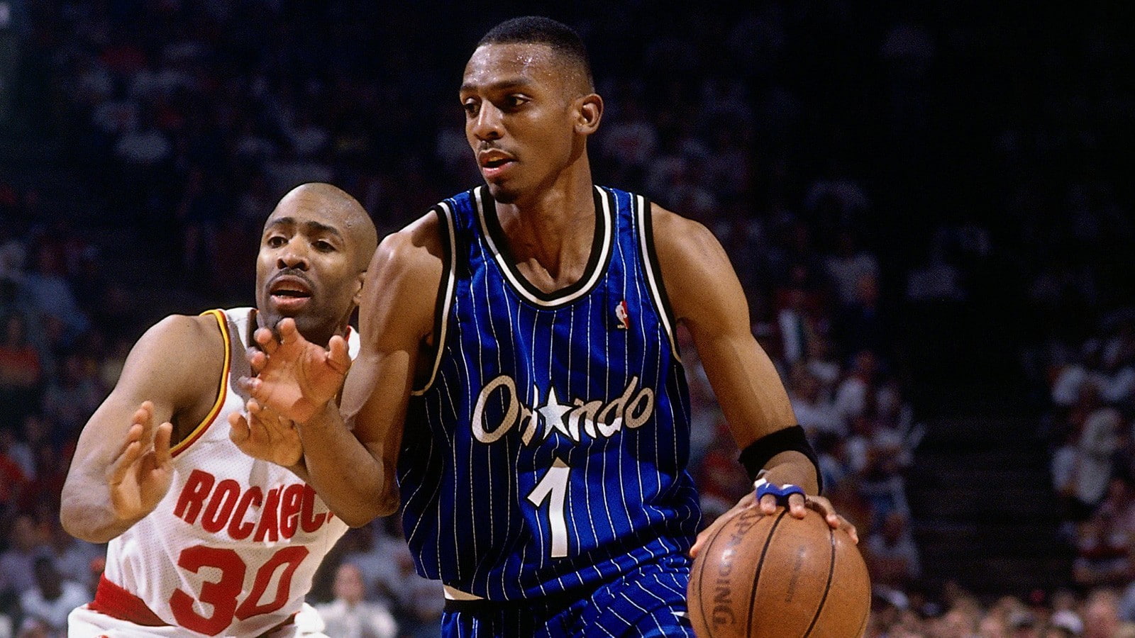 sports, sport, young men, incidental people, sportsman, men, NBA, adult, waist up, young adult, 720P, athlete, Orlando Magic, basketball, night, competition, HD Wallpaper