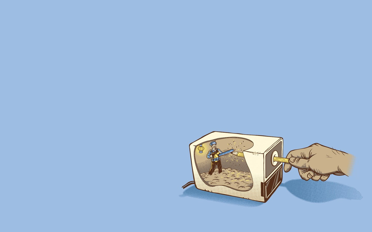communication, box, clear sky, 720P, technology, minimalism, nature, pencil, lighting equipment, blue, retro styled, studio shot, sky, clipart, sharpener, HD Wallpaper