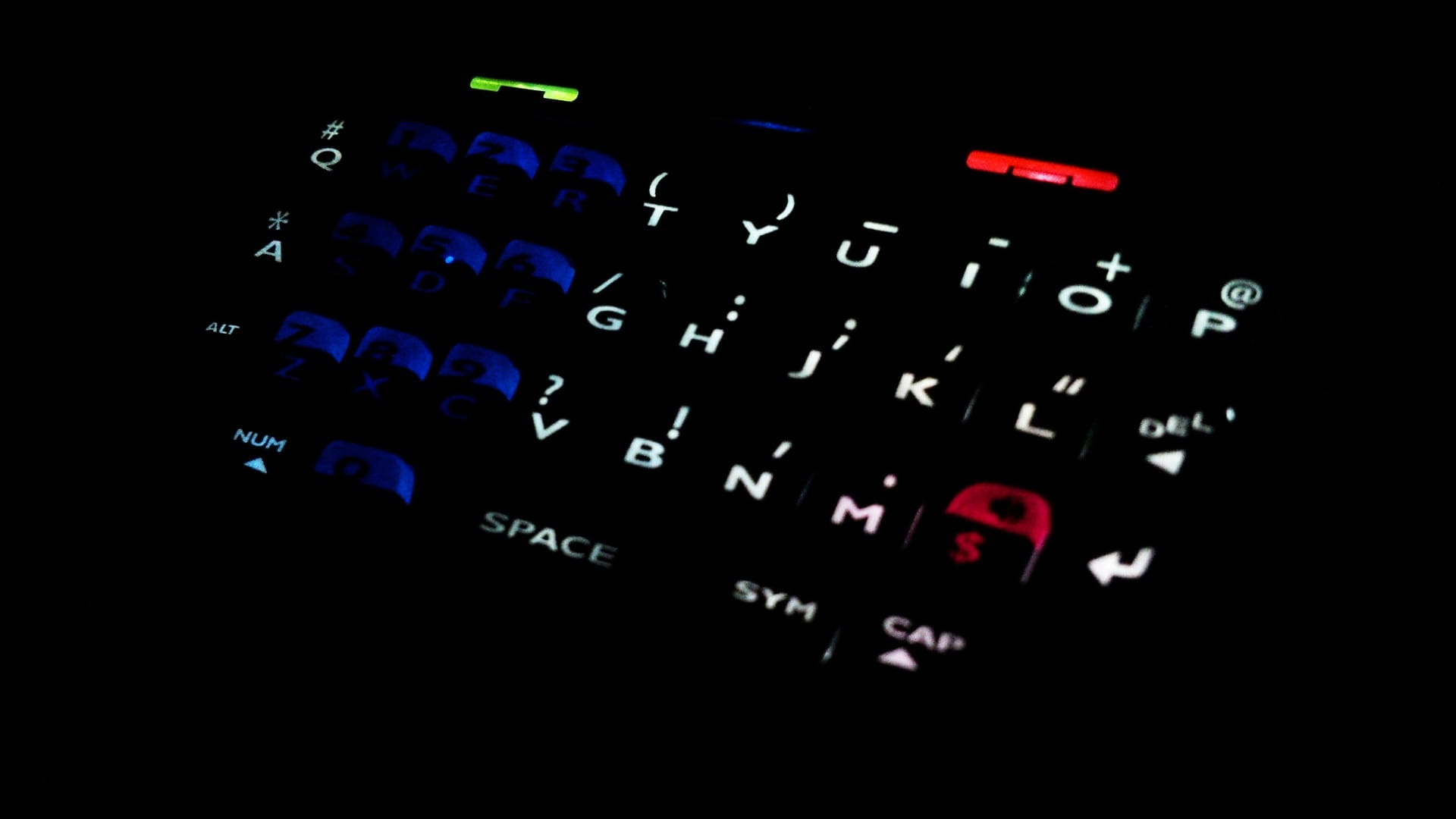 blackberry, phone, diy, computer network, communication, wireless technology, computer key, number, colourful, control, 1080P, backgrounds, illuminated, HD Wallpaper