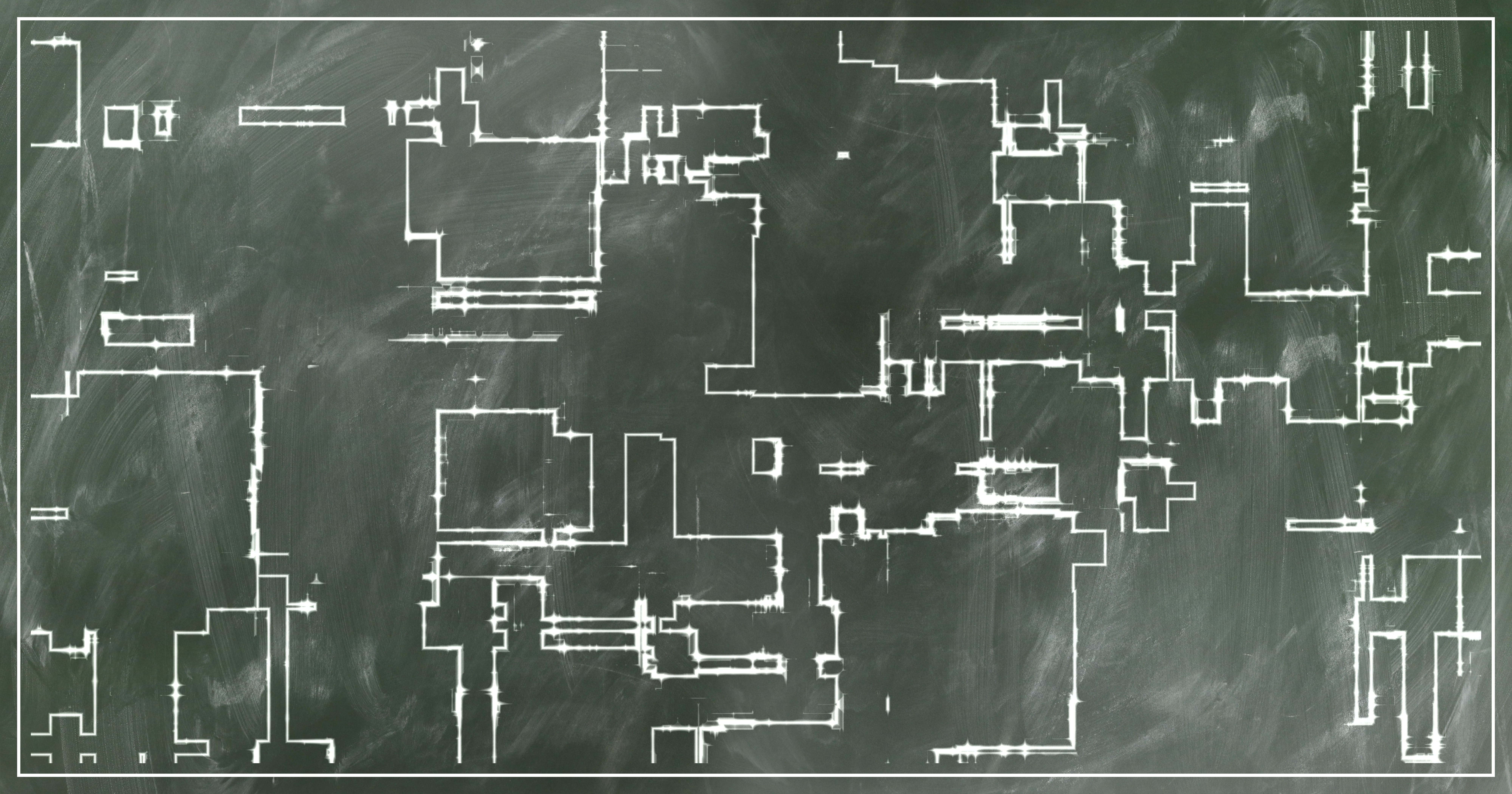 Floor Plan, 8K, formula, science, no people, Building, chalk, indoors, architecture, full frame, illuminated, classroom, message, blackboard, Board, rectangular, HD Wallpaper