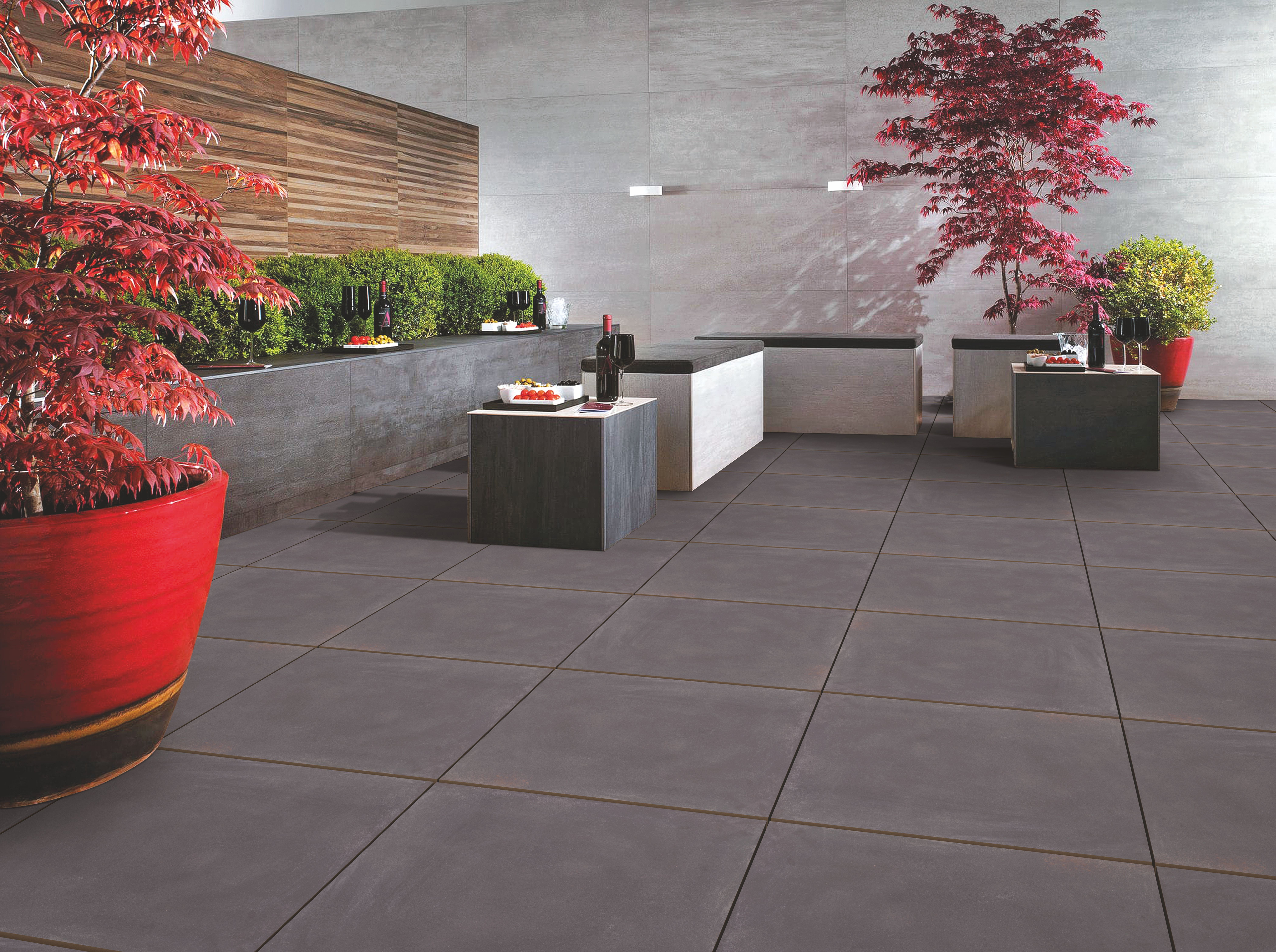 architecture, seat, design, architects, luxury home, built structure, tiles, 600x600mm, white, decor, footpath, wooden bench, day, 8K, indoors, luxury, HD Wallpaper