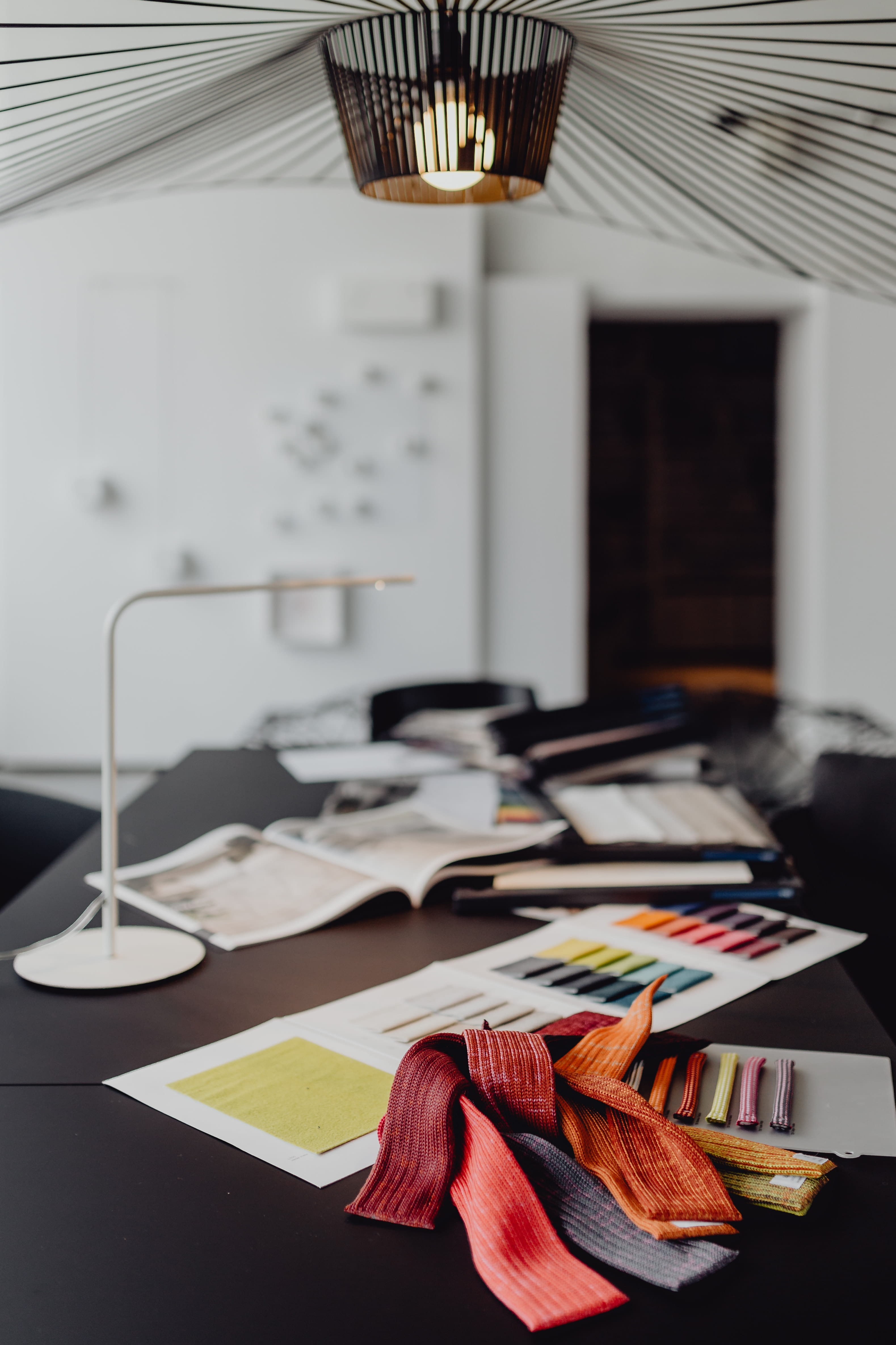 office, no people, black furniture, black table, black desk, business, home office, work, interior designer, textile, table, focus on foreground, workplace, Phone HD Wallpaper