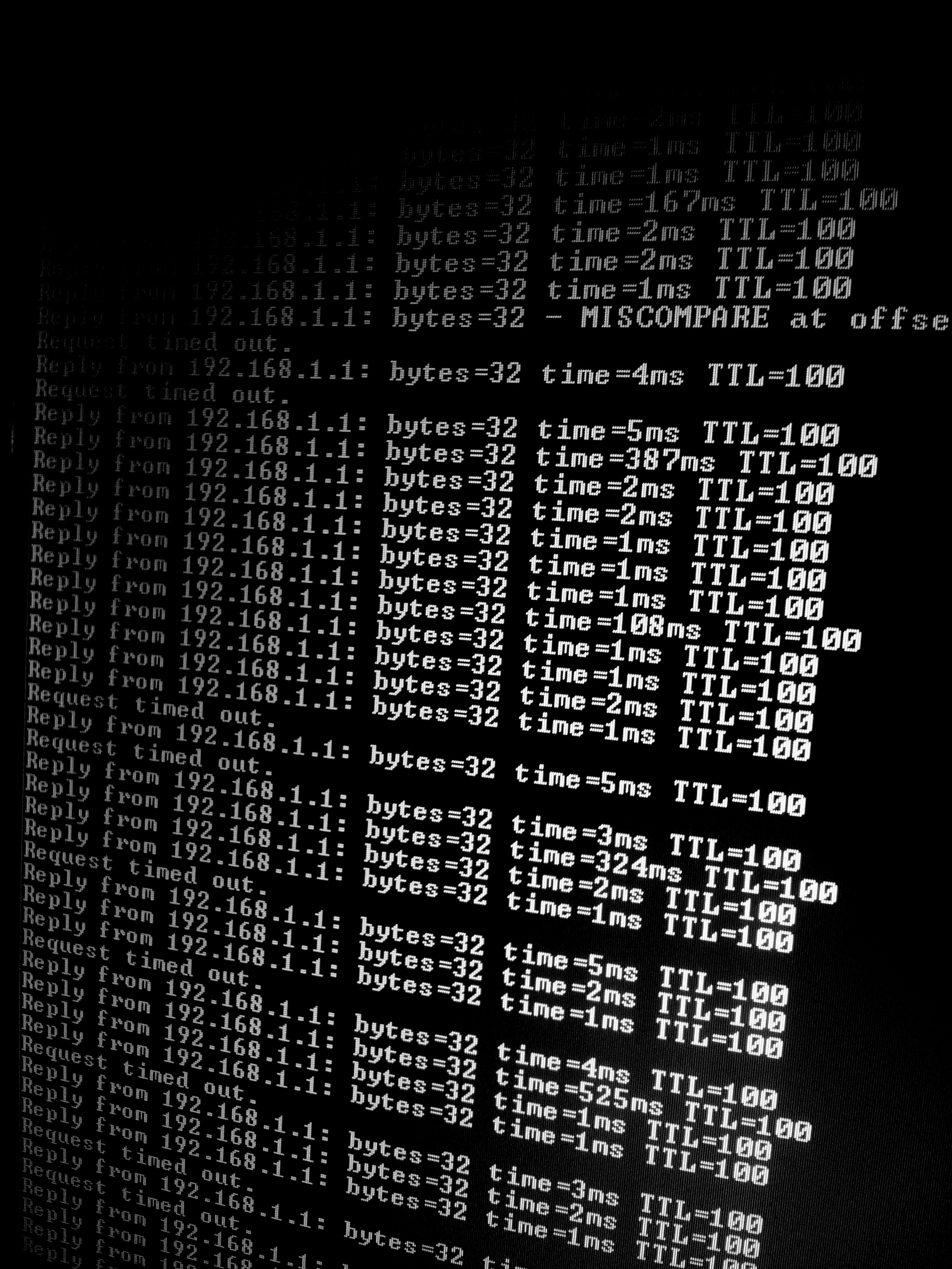 pattern, black background, information, backgrounds, connection, board, network, internet data, command, arrival departure board, western script, ping, Phone HD Wallpaper