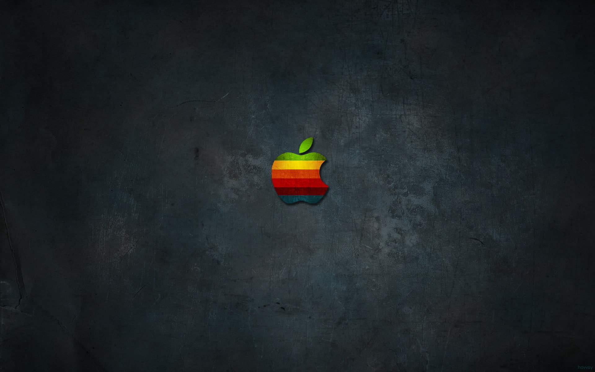 multicolor, art, x, apple, hd, mac, 1080P, Computers, Internet, logos, technology, inc, HD Wallpaper