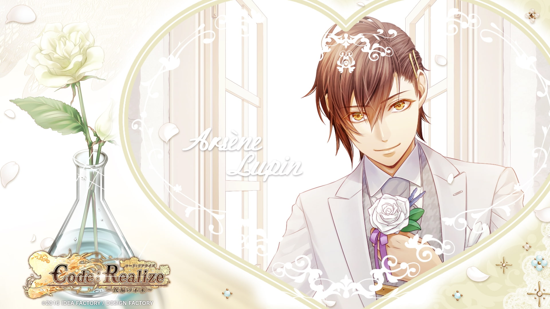 waist up, representation, portrait, flower, lab coat, front view, adult, Anime, shoujo, young women, women, art and craft, hairstyle, healthcare and medicine, HD Wallpaper