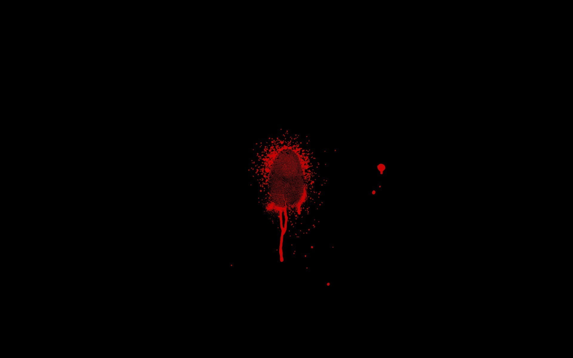 fingerprint, finger, blood, 1080P, red liquid, HD Wallpaper
