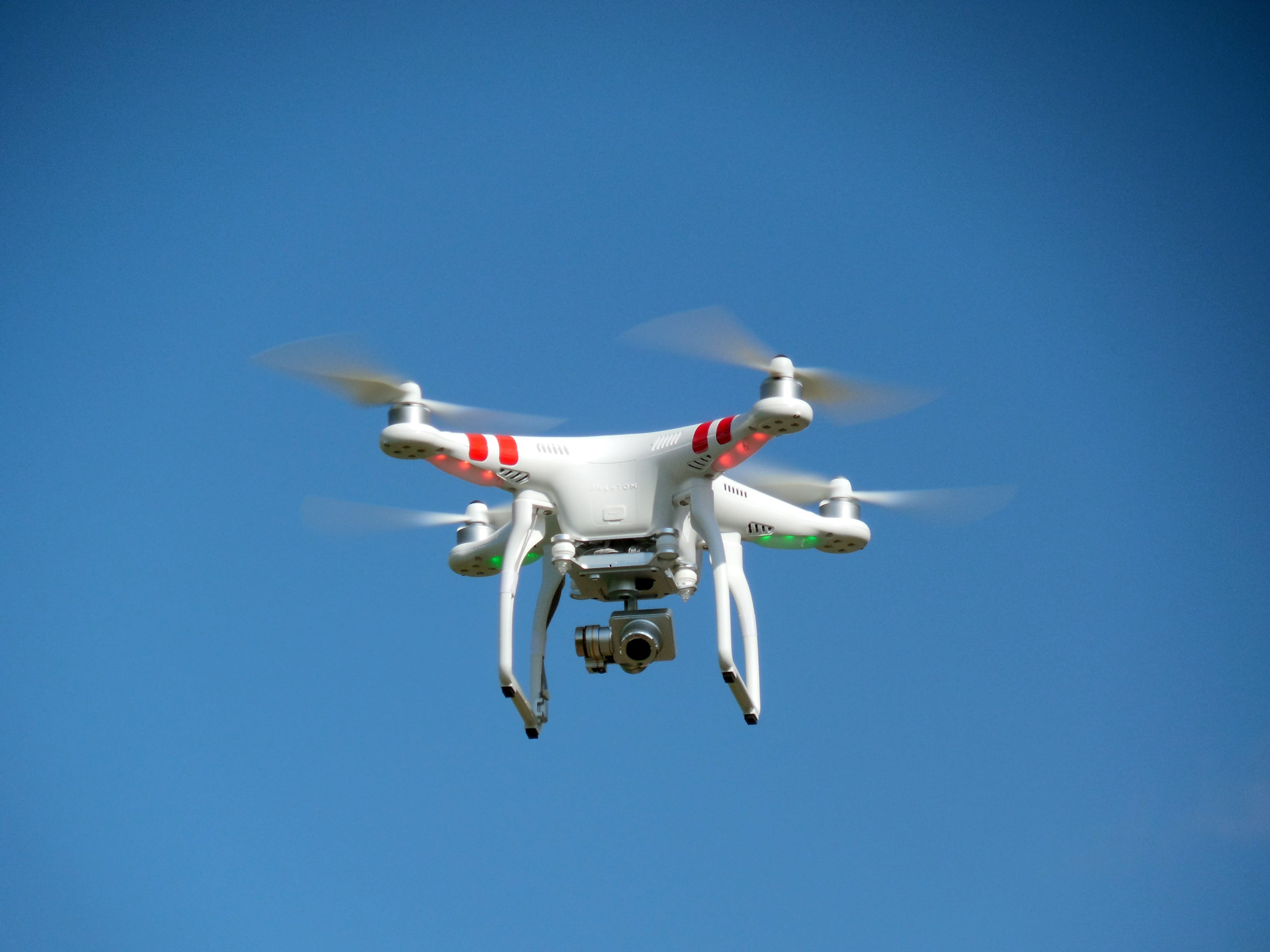 nature, technology, sky, newcomer, sunny, blue, model helicopter, mid-air, Spy, low angle view, photography themes, 2K, Drone, day, security, Nsa, propeller, HD Wallpaper