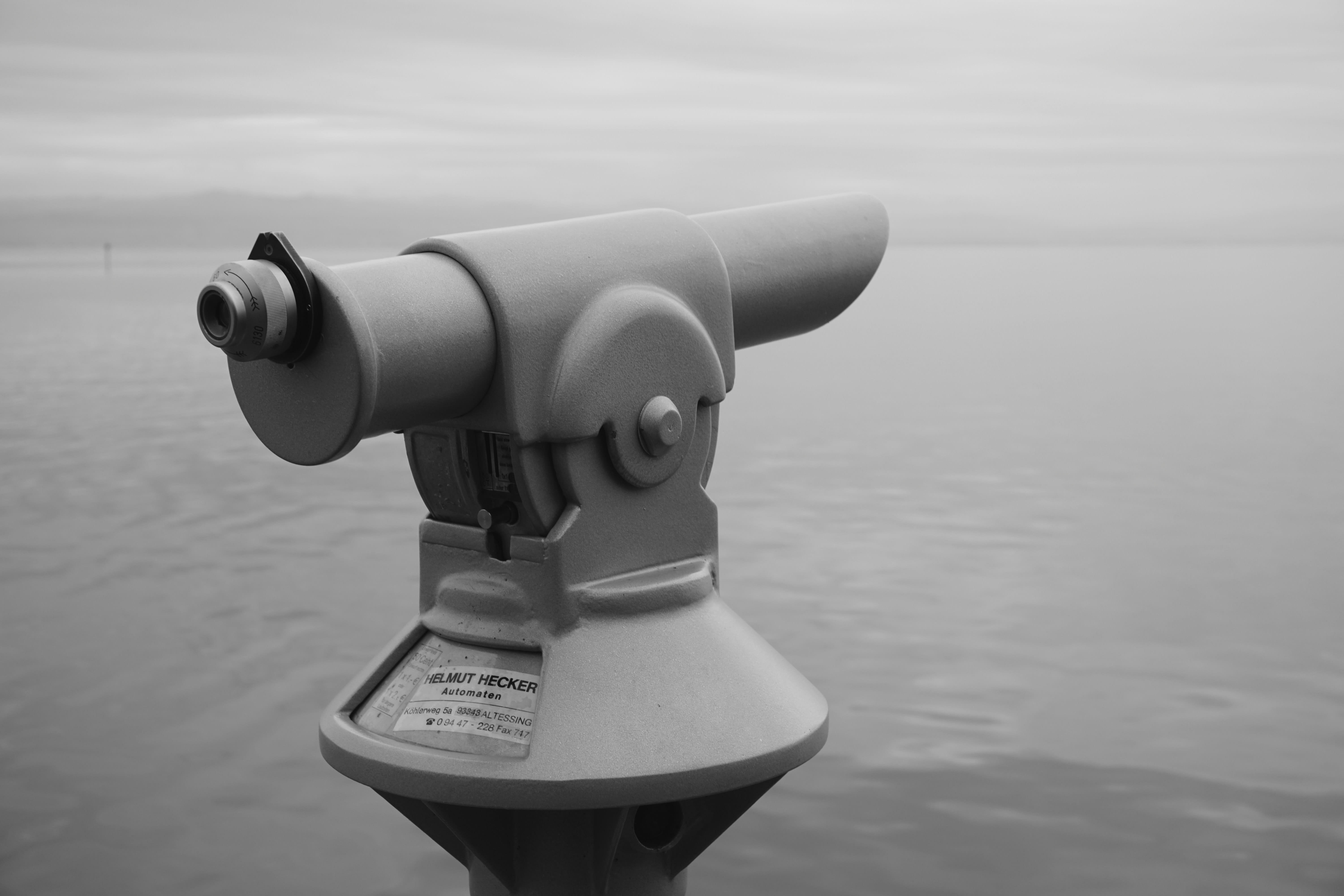 hand-held telescope, water, telescope, scenics - nature, beach, overview, binoculars, lake, coin operated, tranquil scene, espionage, nature, see, day, HD Wallpaper
