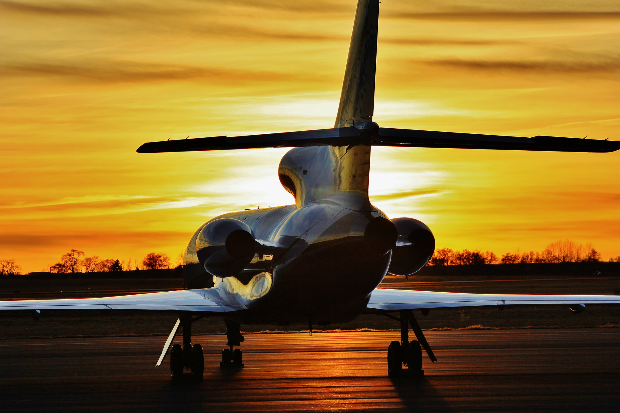 1080P, jet, 900, the plane, Dassault Falcon, sunset, administrative, HD Wallpaper