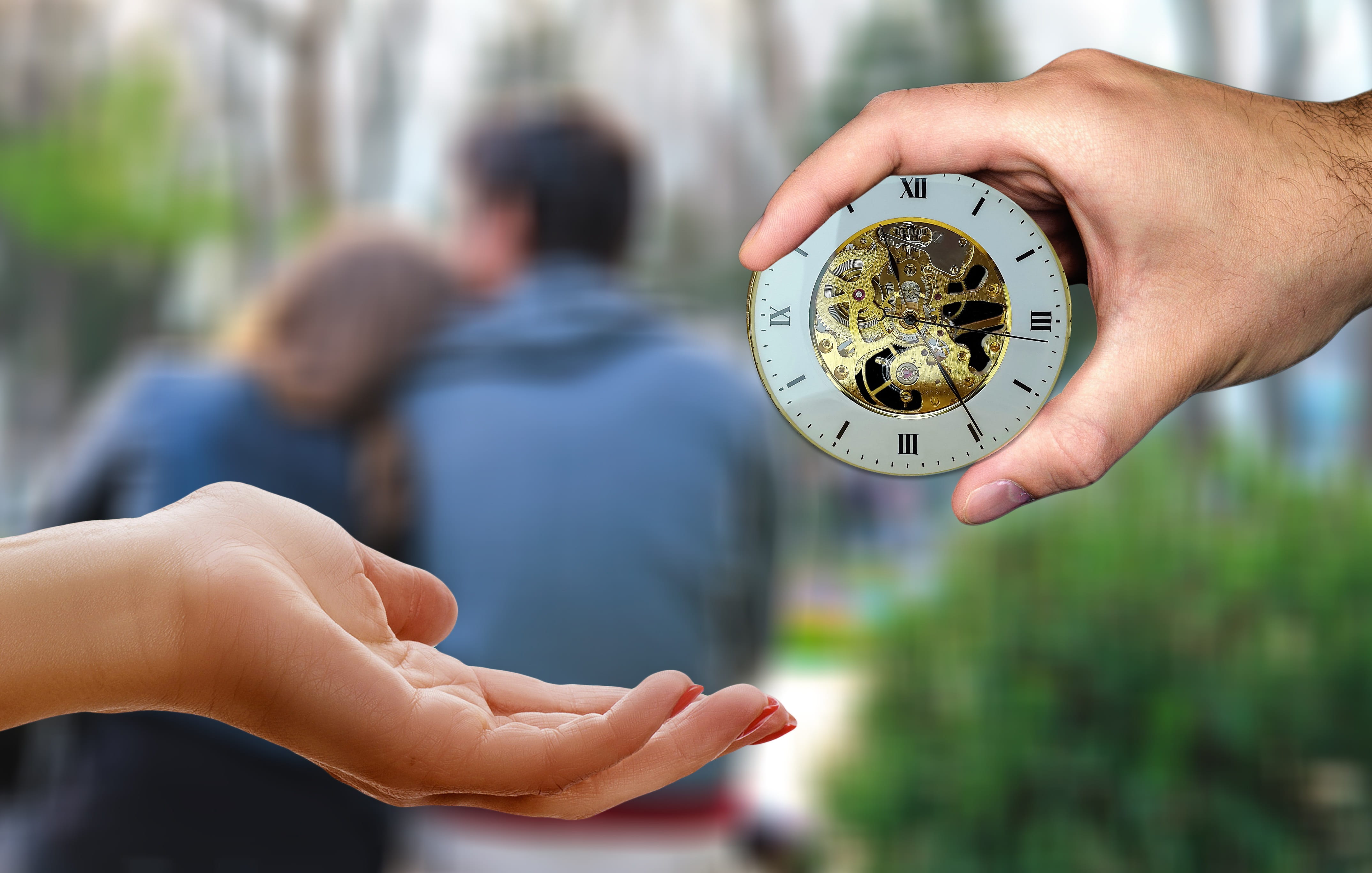 amount of time, marriage, handing, married, hours, focus on foreground, couple - relationship, day, hand, employment, person, human limb, lovers, women, HD Wallpaper